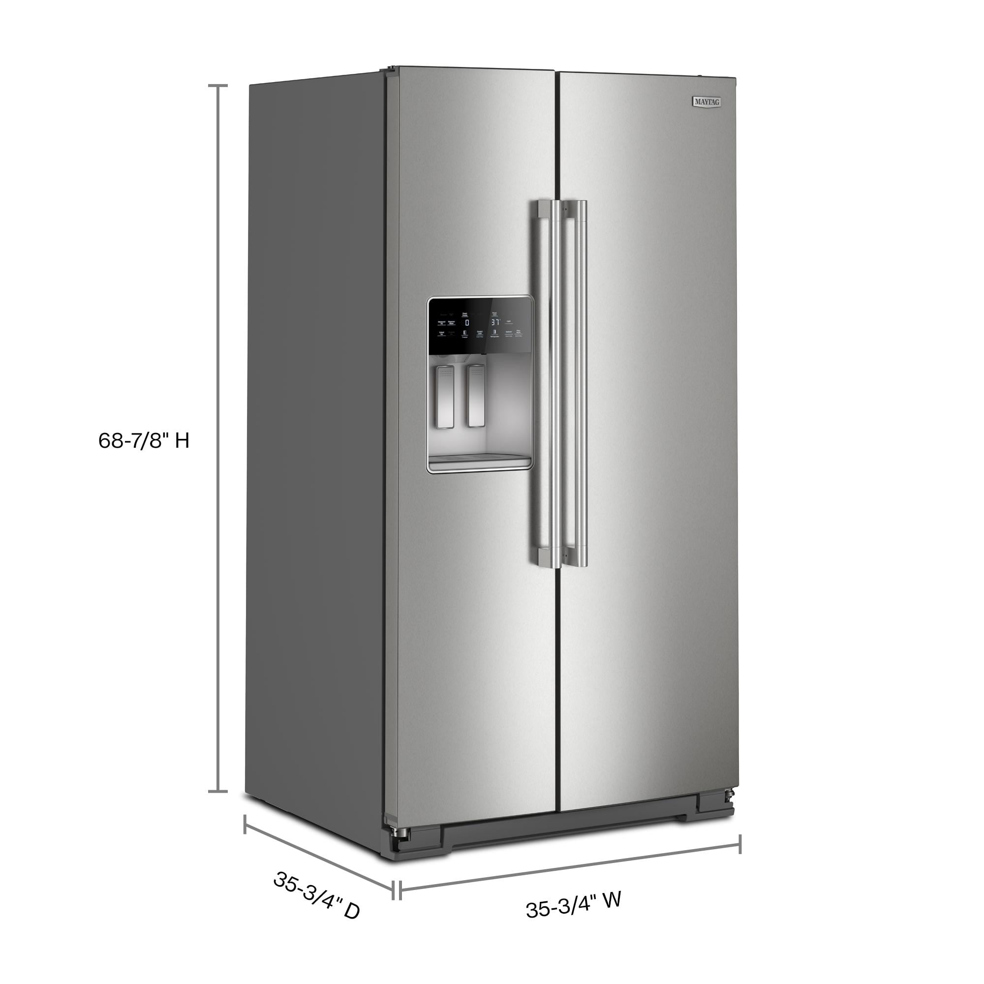 Maytag MRSF6636RZ Side-By-Side - View #4