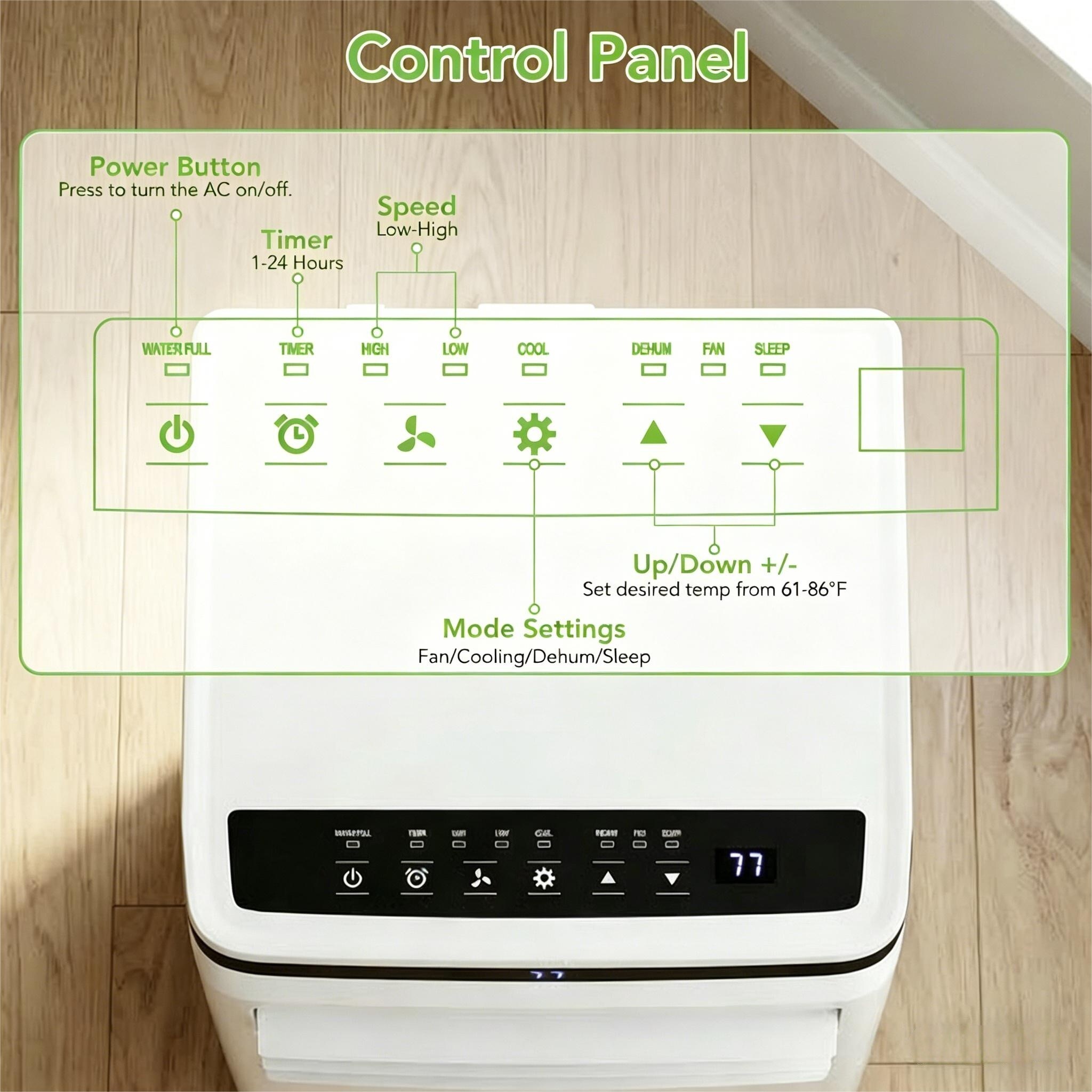COWSAR AC5422-8K Portable-Air-Conditioners - View #3