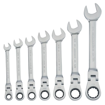Ratcheting Combination Wrench Set 6 Piece Flexible Wrench Reversible Ratcheting Combination Wrench Set 