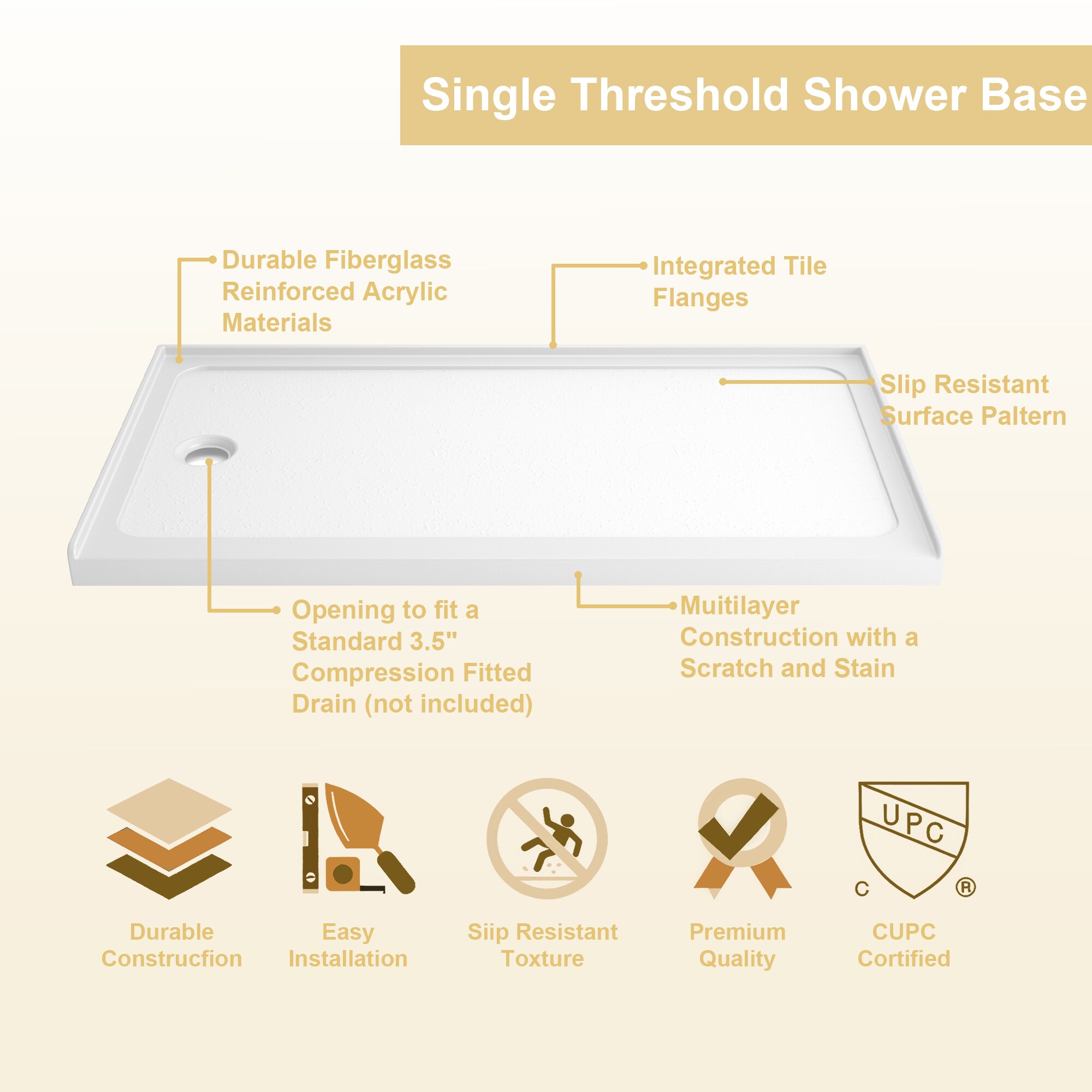 Miuara W1675P352875 Shower-Floors - View #8