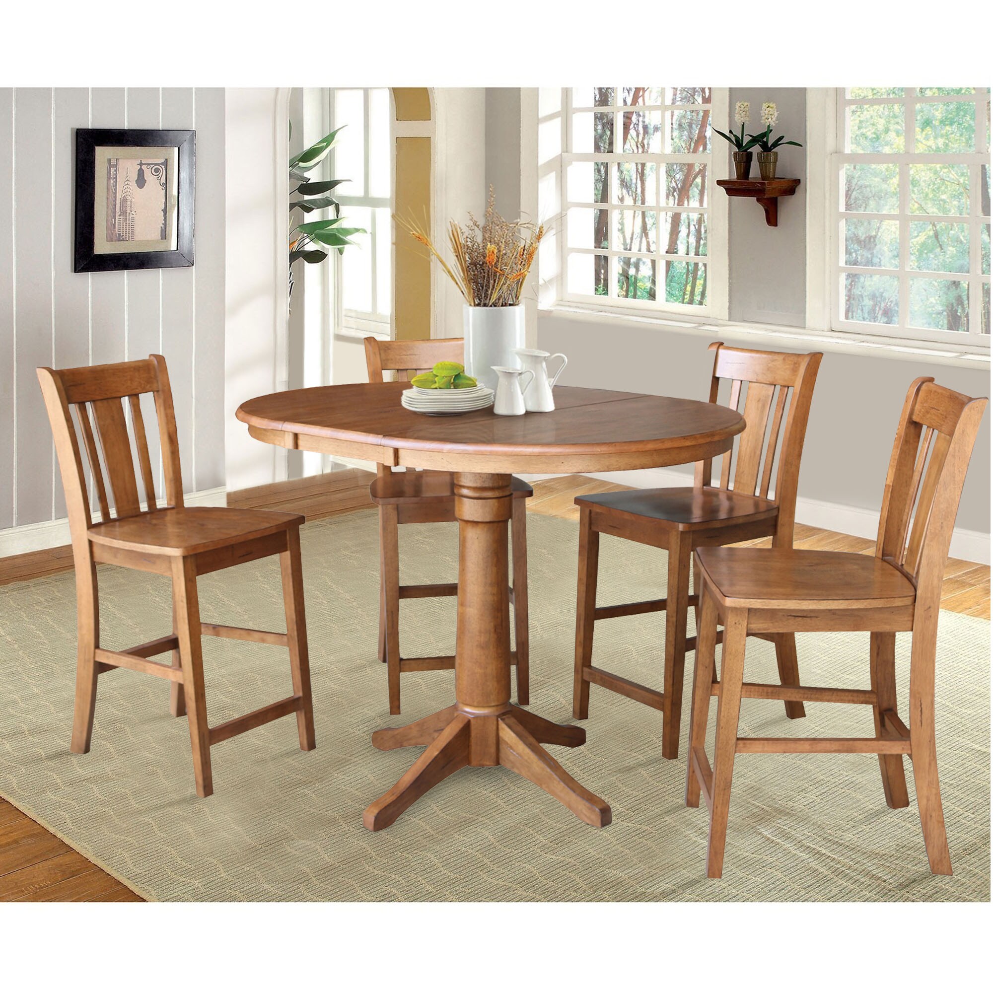 International Concepts K42-36RXT-27B-S102-4 Dining-Sets - View #3