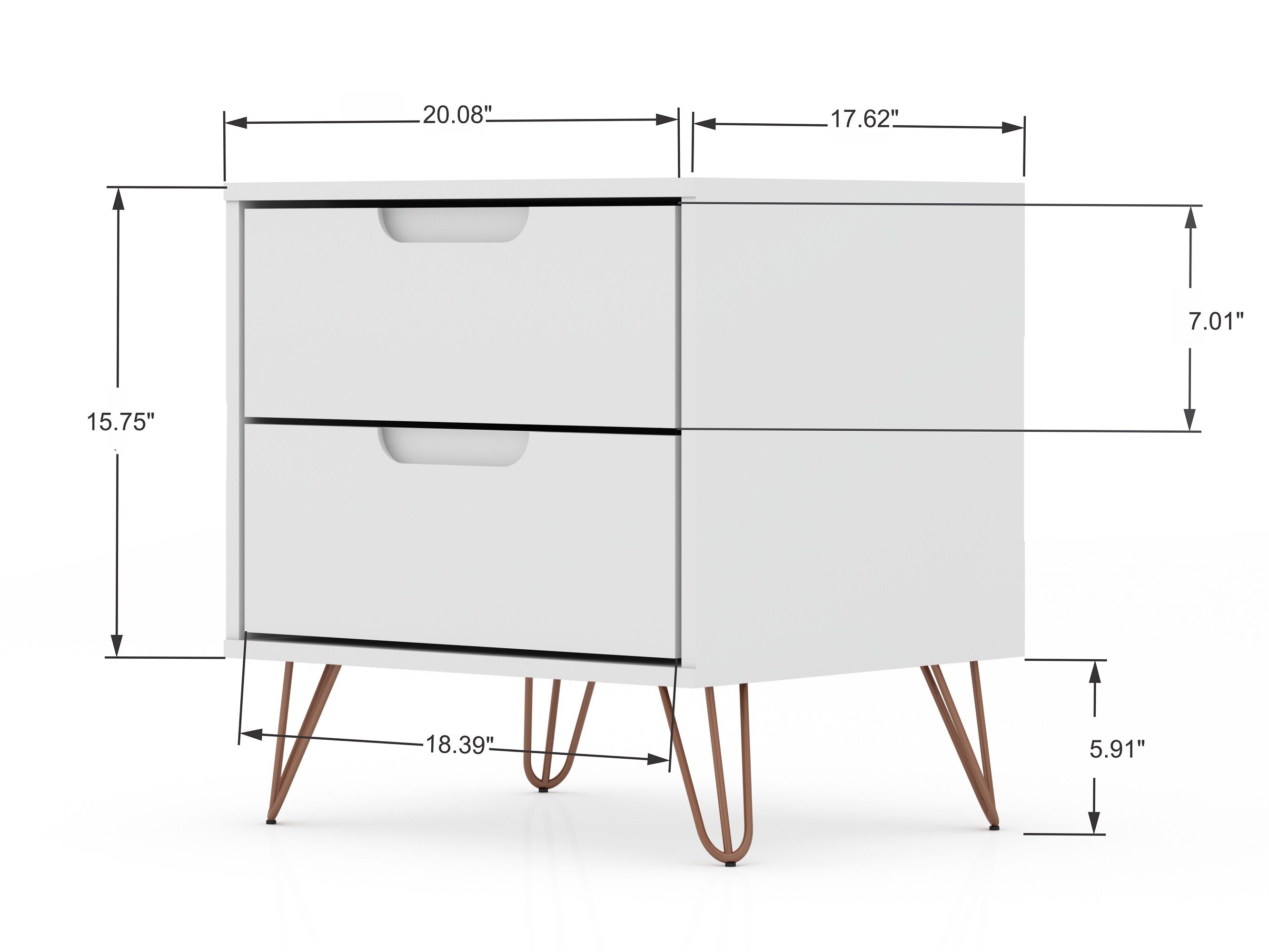 Manhattan Comfort 2-102GMC1 nightstands - View #3