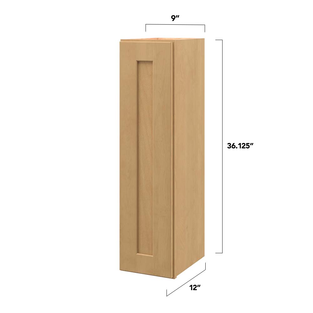 allen + roth Innsbrook 42-in W x 34.5-in H x 24-in D Rye Sink Base Fully  Assembled Cabinet (Flat Panel Shaker Door Style)