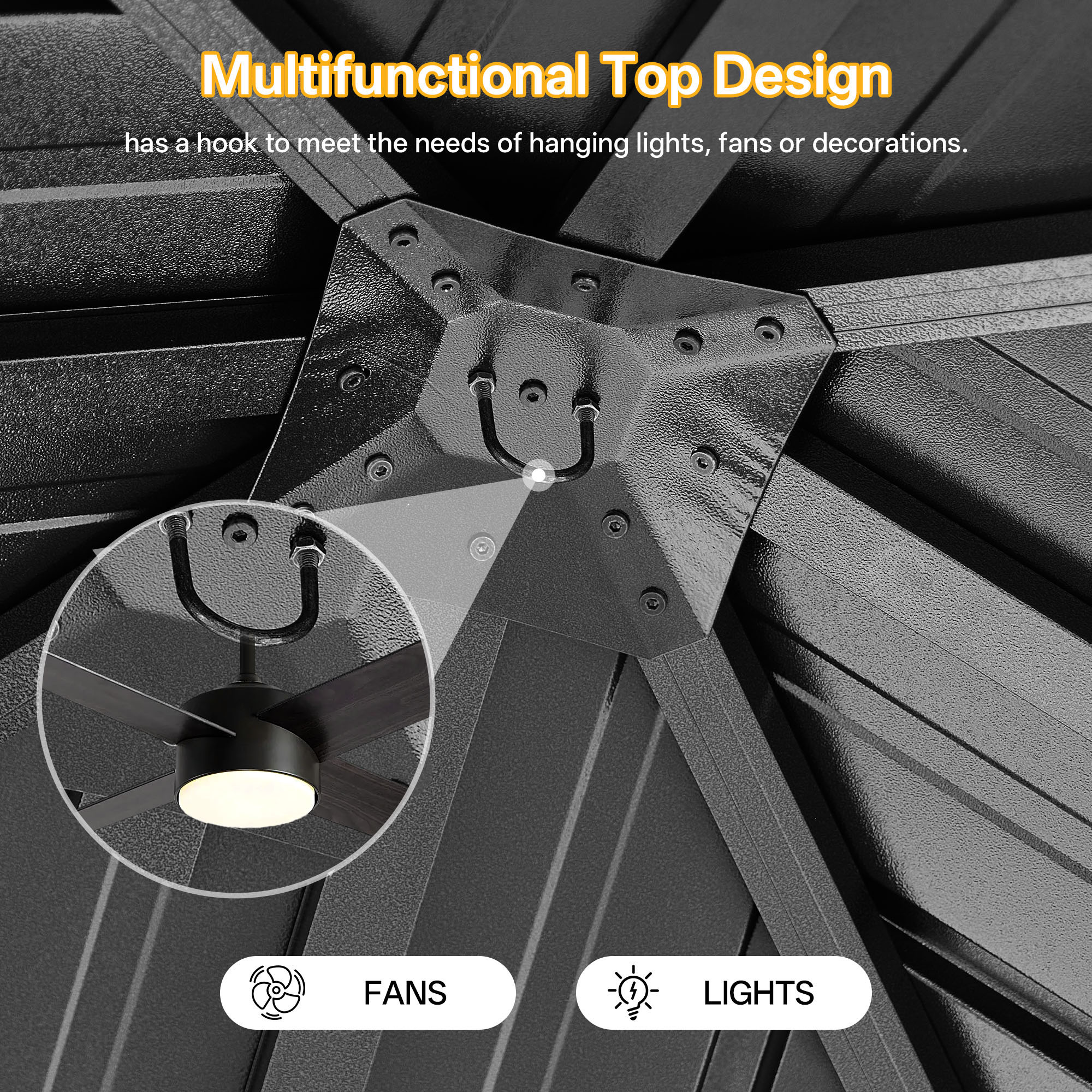 Bybafun YC9300003 Wood-Resin-Gazebos - View #7