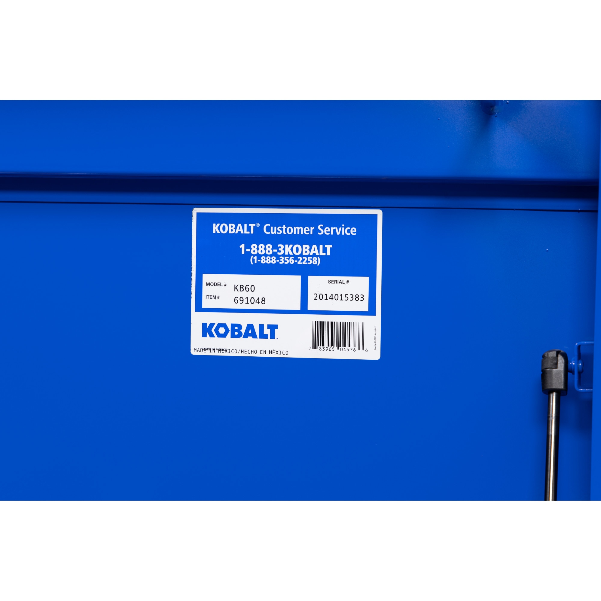 Kobalt 19-in W x 32-in L x 18-in H Blue Steel Jobsite Box in the Jobsite  Boxes department at