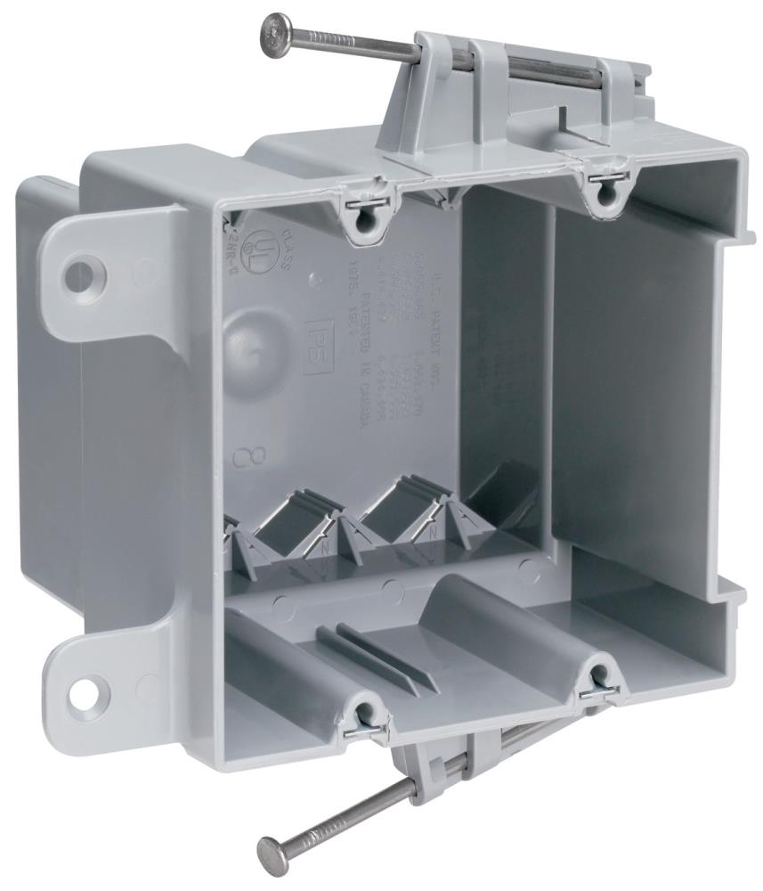 Legrand S235RACCC20 Pass Seymour 2 -Gang Thermoplastic New work Rectangular Electrical Box