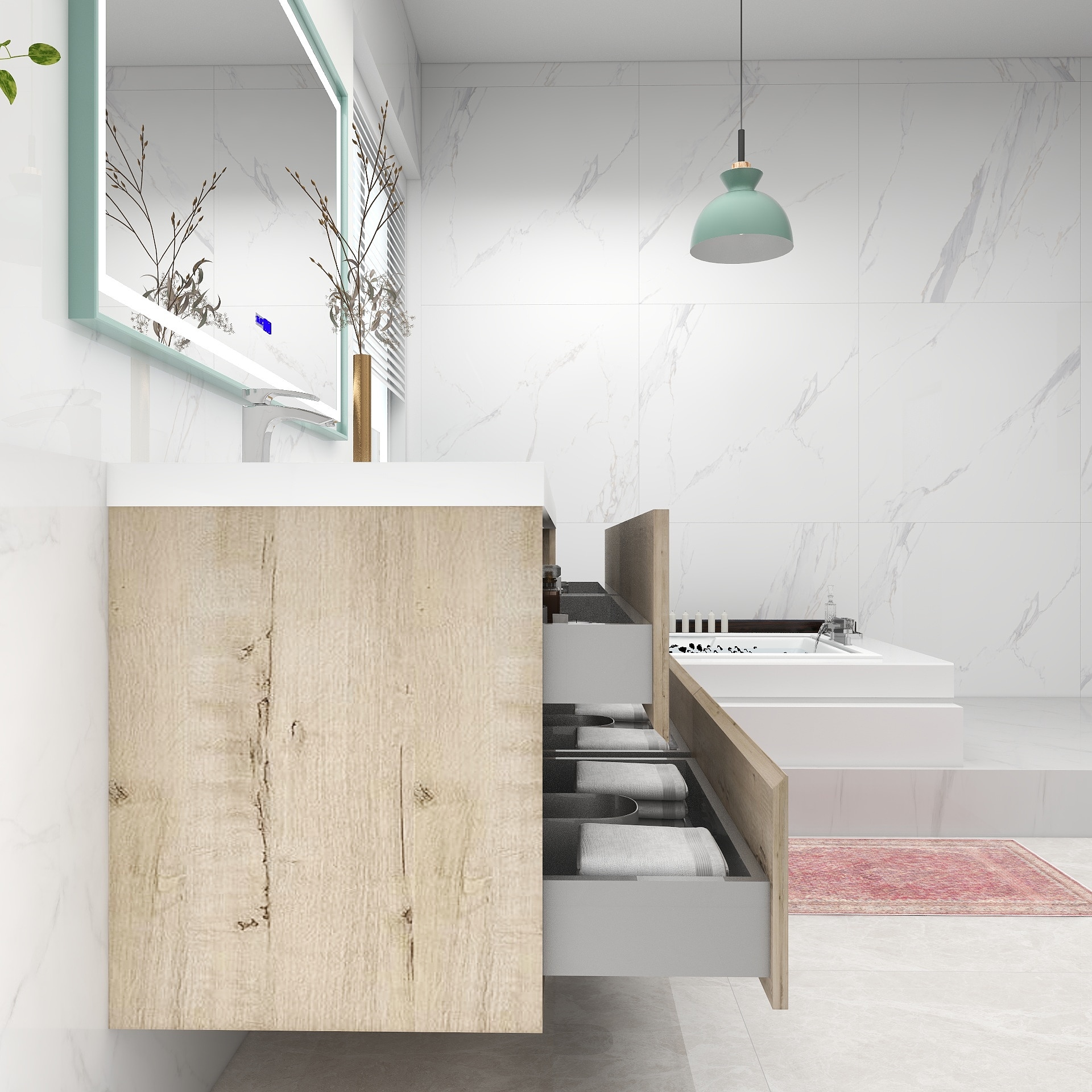 BV Better Vanity SLIM60SL-WO Bath-Vanity-Combo - View #5