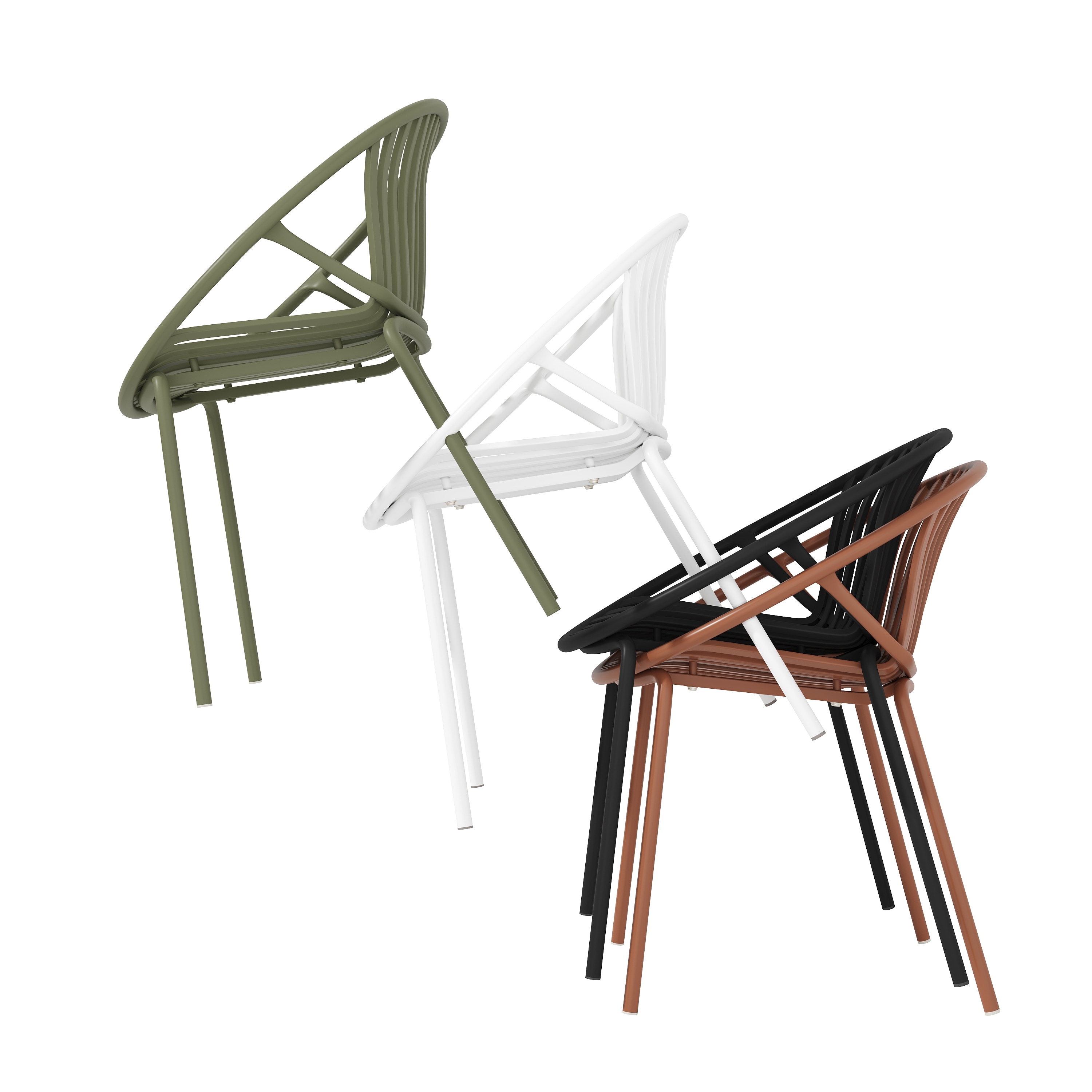 ModernLuxe L3P-N768P192555G-19 Patio-Dining-Sets - View #2