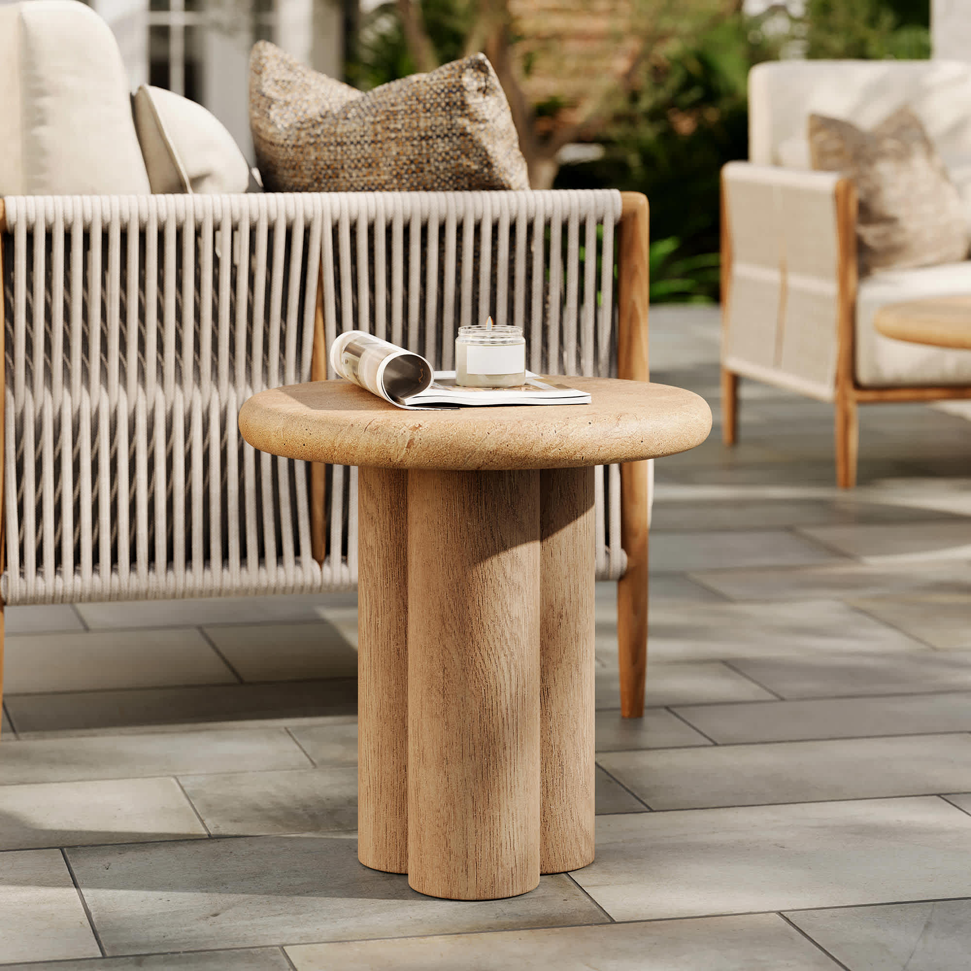 Modway EEI-7621-TRA-OAK Patio-Tables - View #5