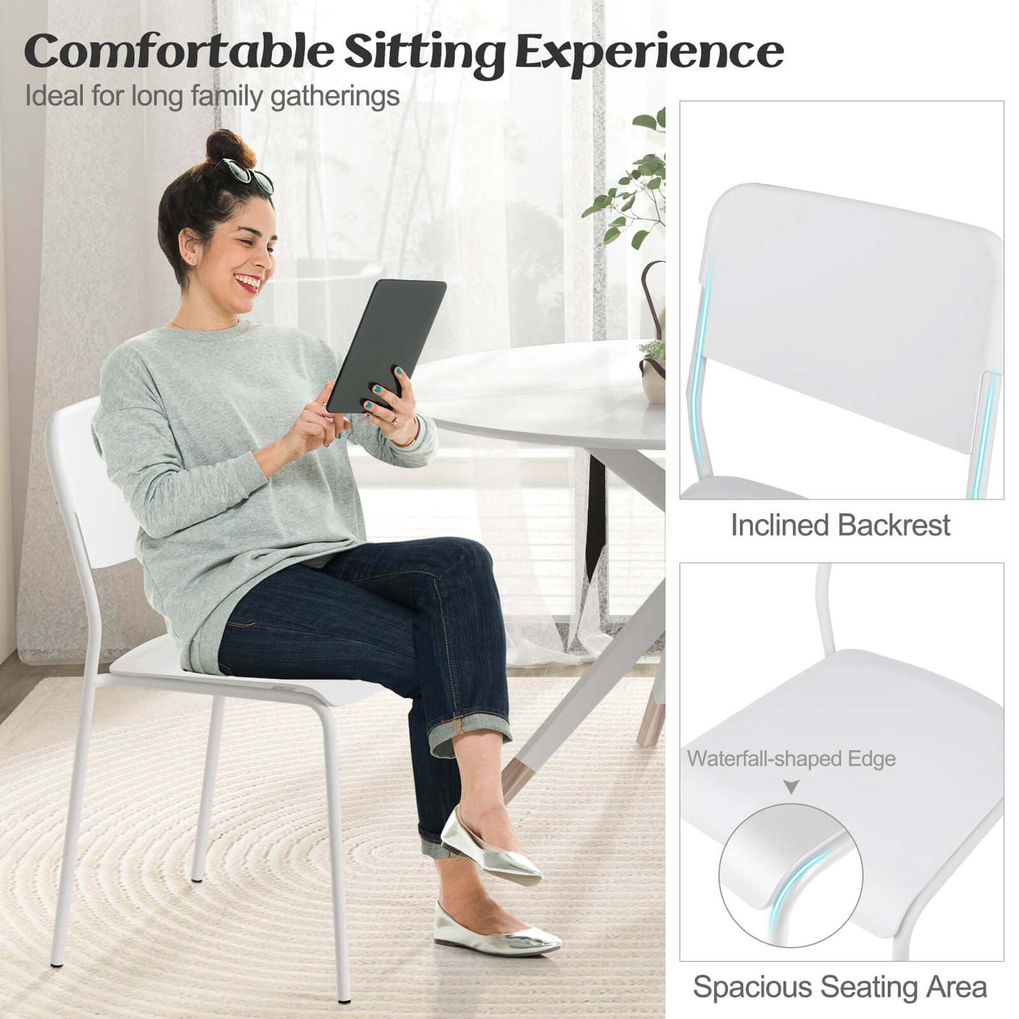 Costway HCST02573 Dining-Chairs - View #5