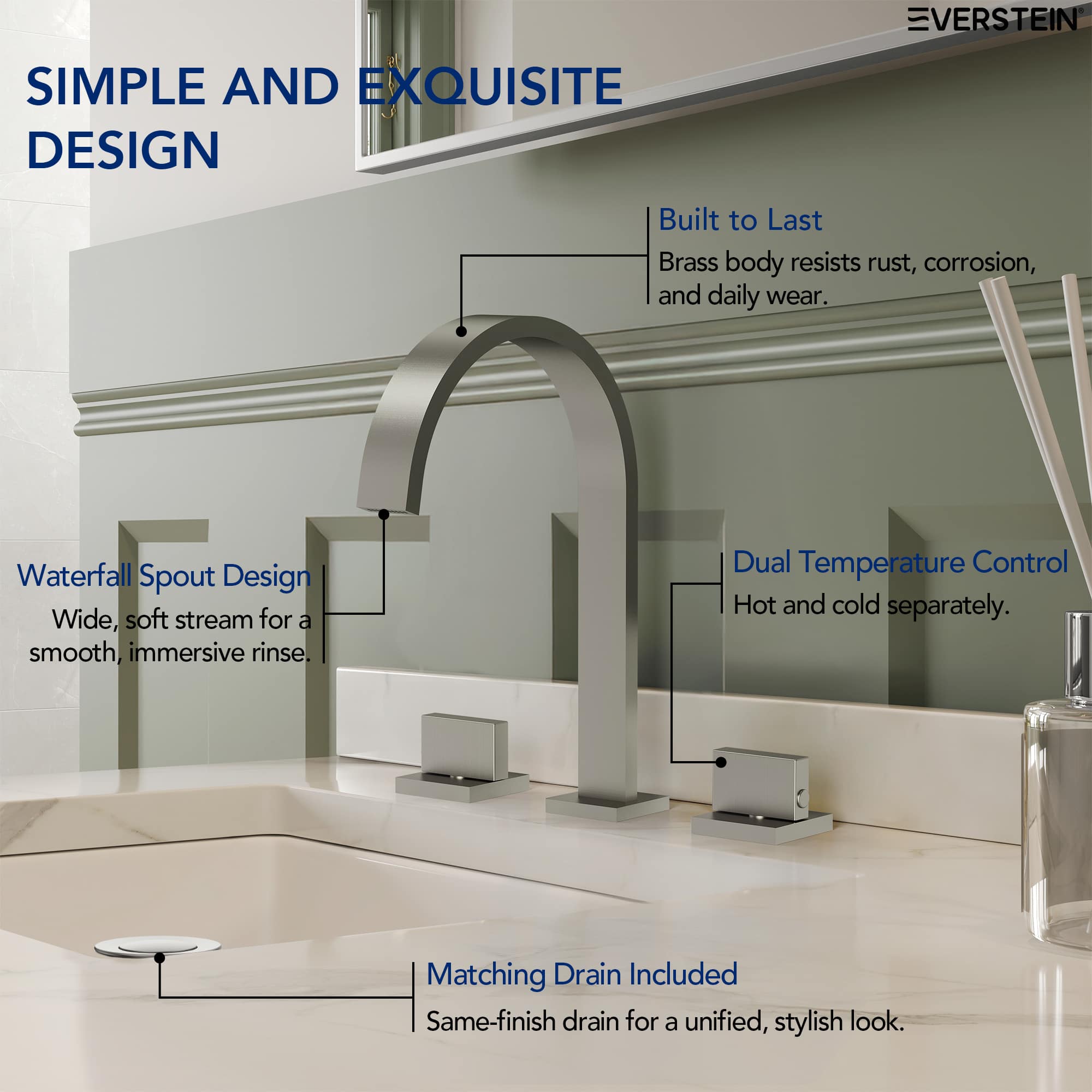 EVERSTEIN SFS-1151-NK Lavatory-Faucets - View #7