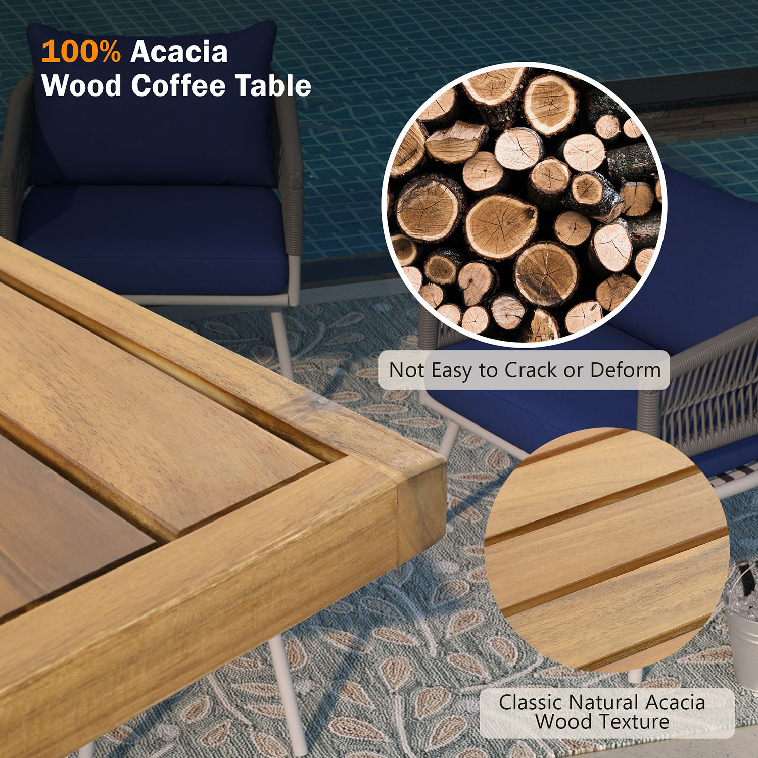 SINOFURN SYA020181BG Patio-Conversation-Sets - View #5