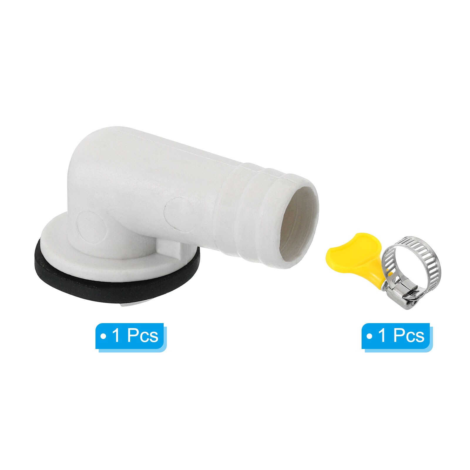 PATIKIL 15mm Air Conditioner Drain Hose Connector 1 Pc Universal Drain ...
