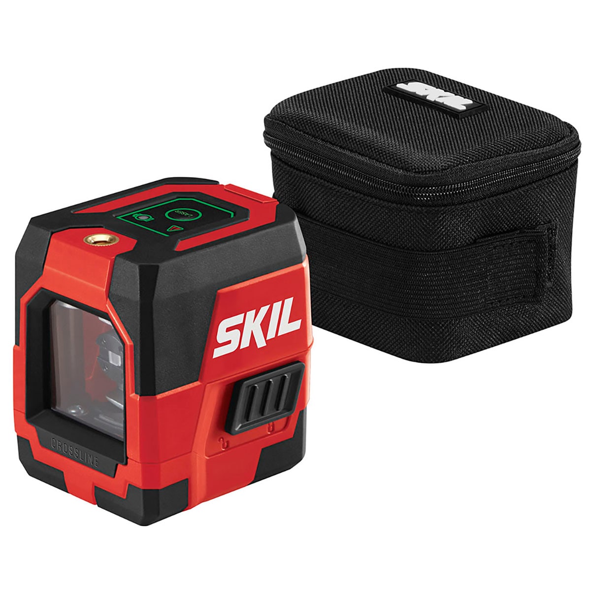 SKIL 65ft. Green Self-leveling Cross Line Laser Level with Horizontal and  Vertical Lines, Rechargeable Lithium Battery with USB Charging Port, Clamp 