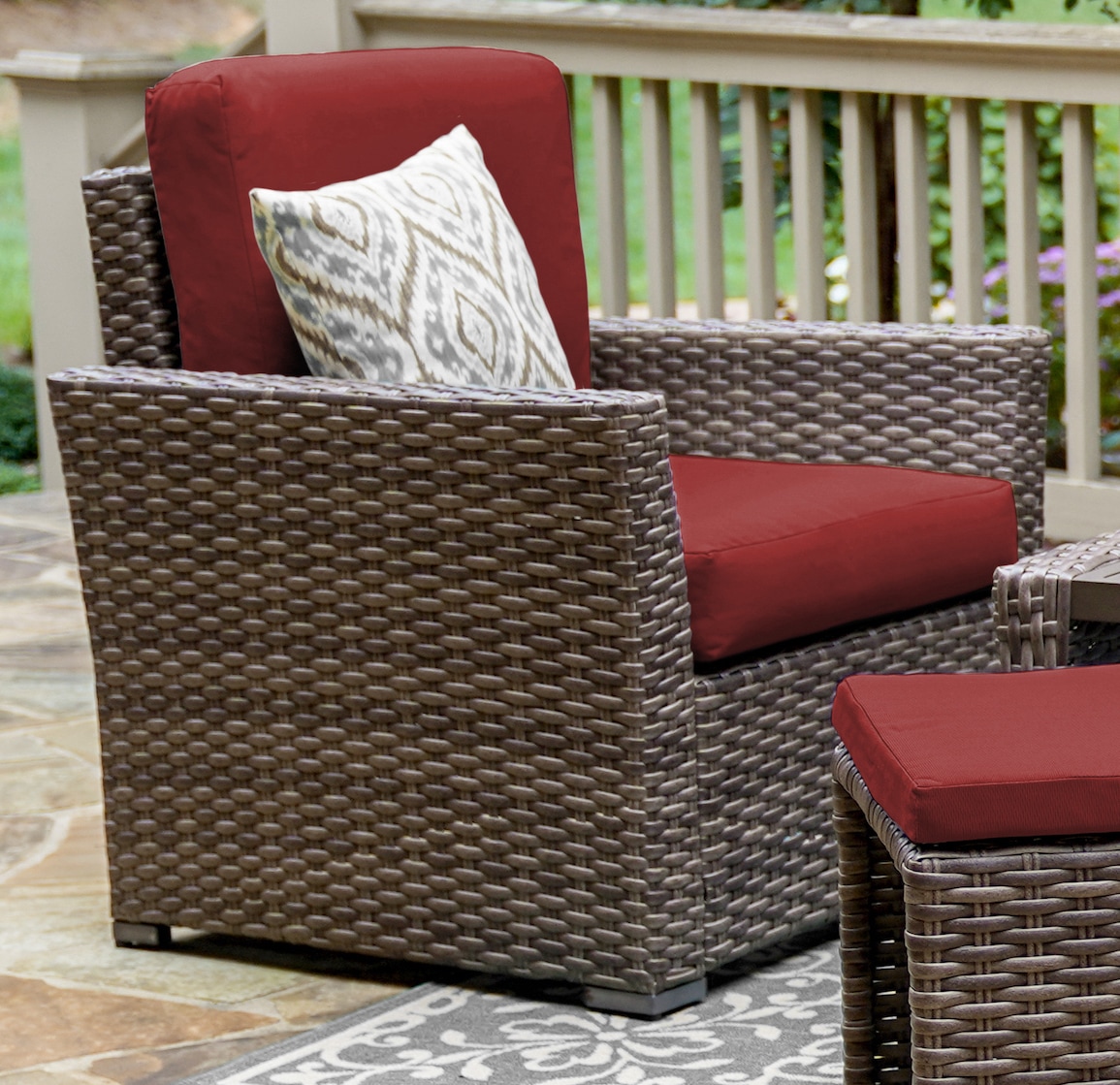 Leisure Made 844019-RED Patio-Conversation-Sets - View #5