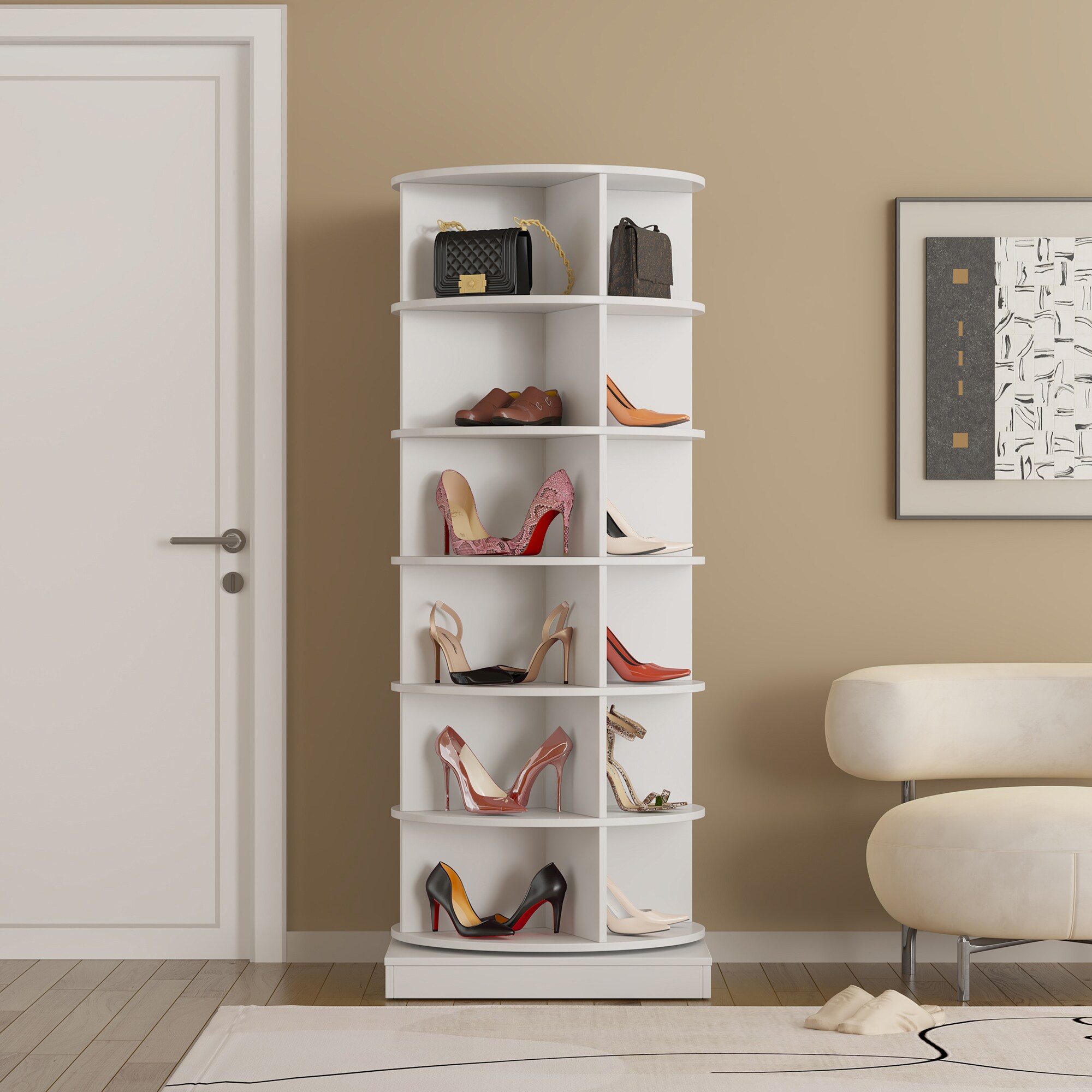 SINOFURN SYC080005WT Shoe-Racks - View #5