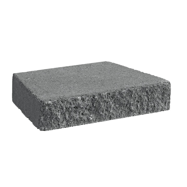 12 In L X 2 H 8 D Concrete Retaining Wall Cap The Block Department At Com - How To Cap A Retaining Wall