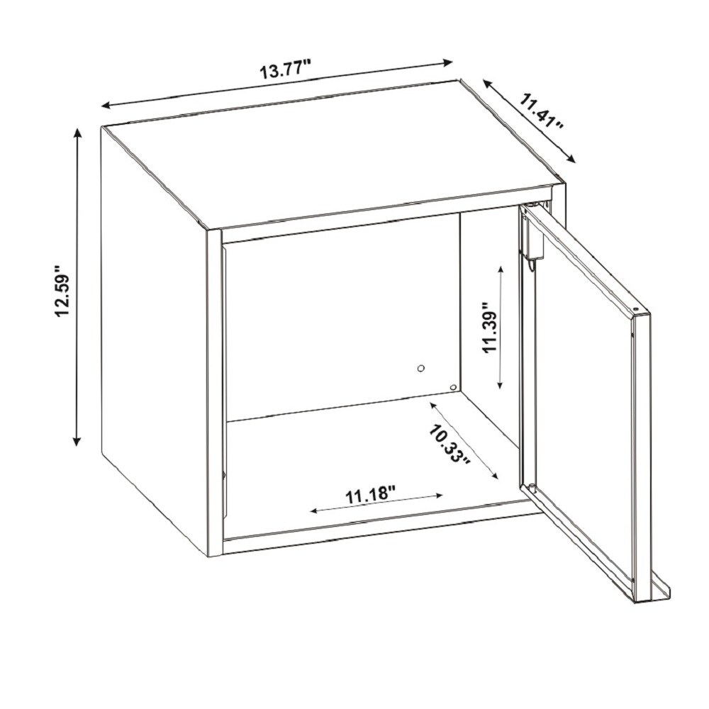 Manhattan Comfort 4-12GMC2 Wall-Mounted-Shelving - View #3