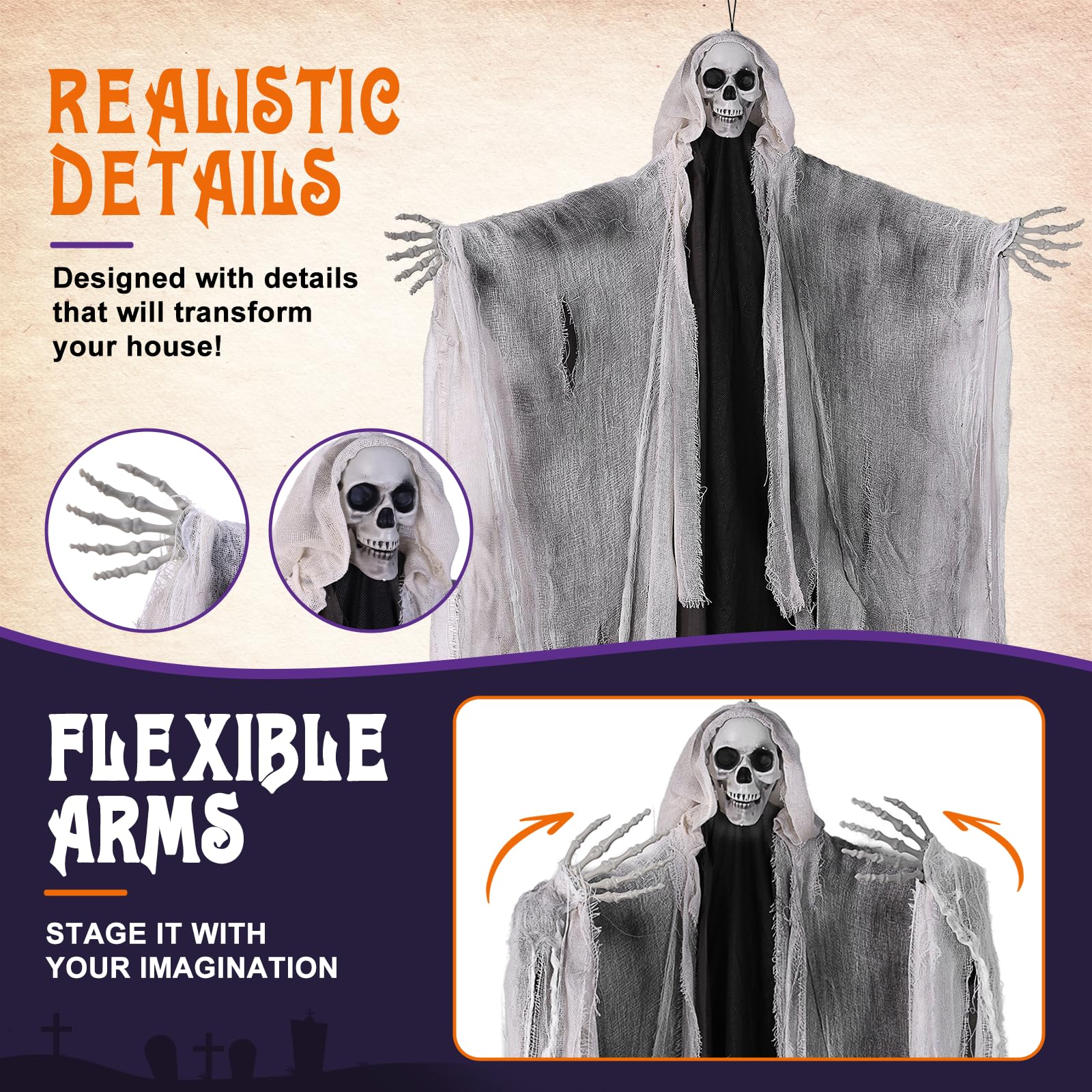 ZHLKING 885287709958 Table-Halloween-Decor - View #2