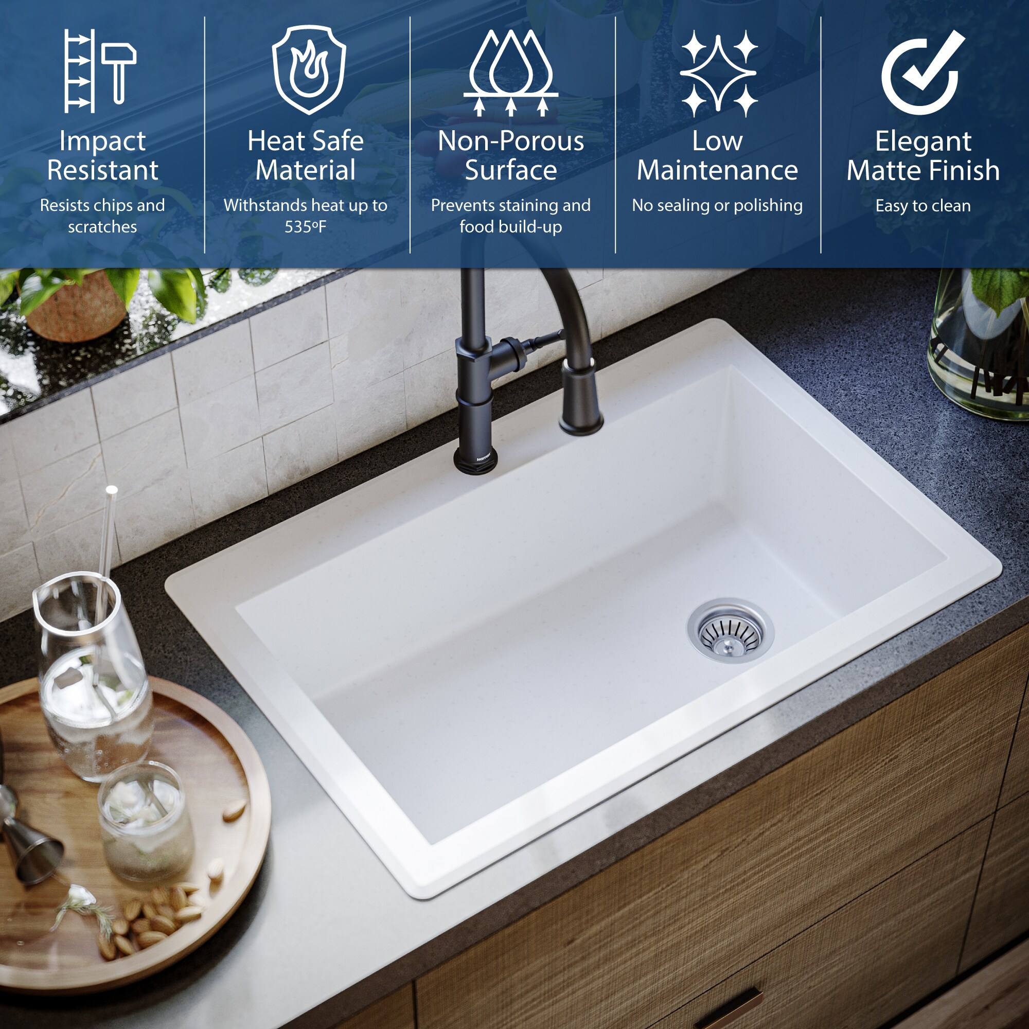 Karran QT-670-WH Kitchen-Sinks - View #6