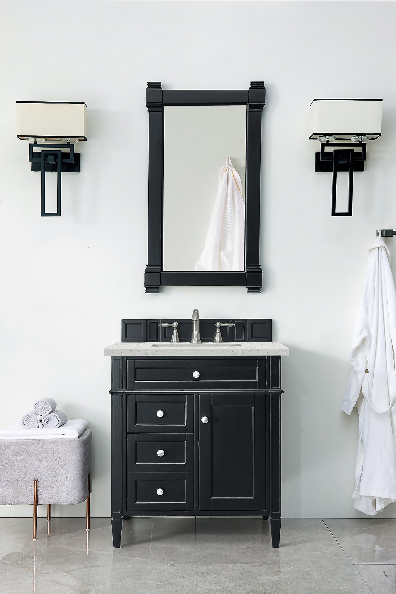 James Martin Vanities 650-V30-BKO-3EJP Bath-Vanity-Combo - View #2