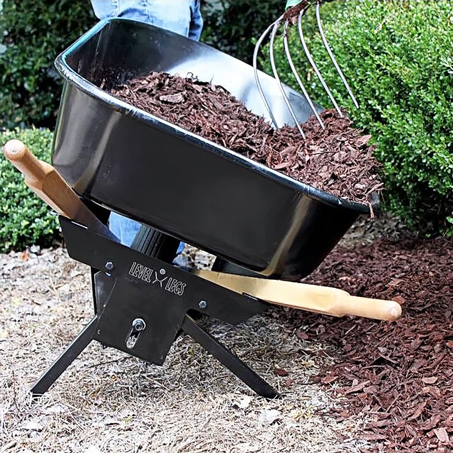 Level Legs LVL001 Wheelbarrow-Yard-Cart - View #2