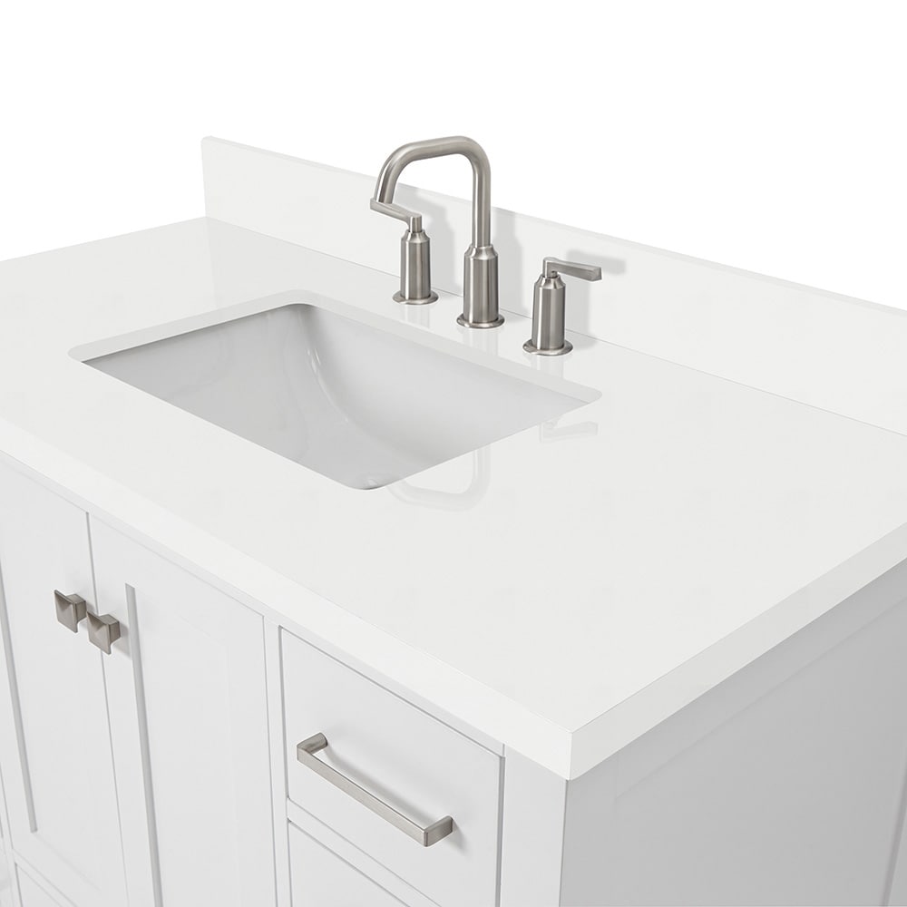 ARIEL A043SWQRVOWHT Bath-Vanity-Combo - View #8