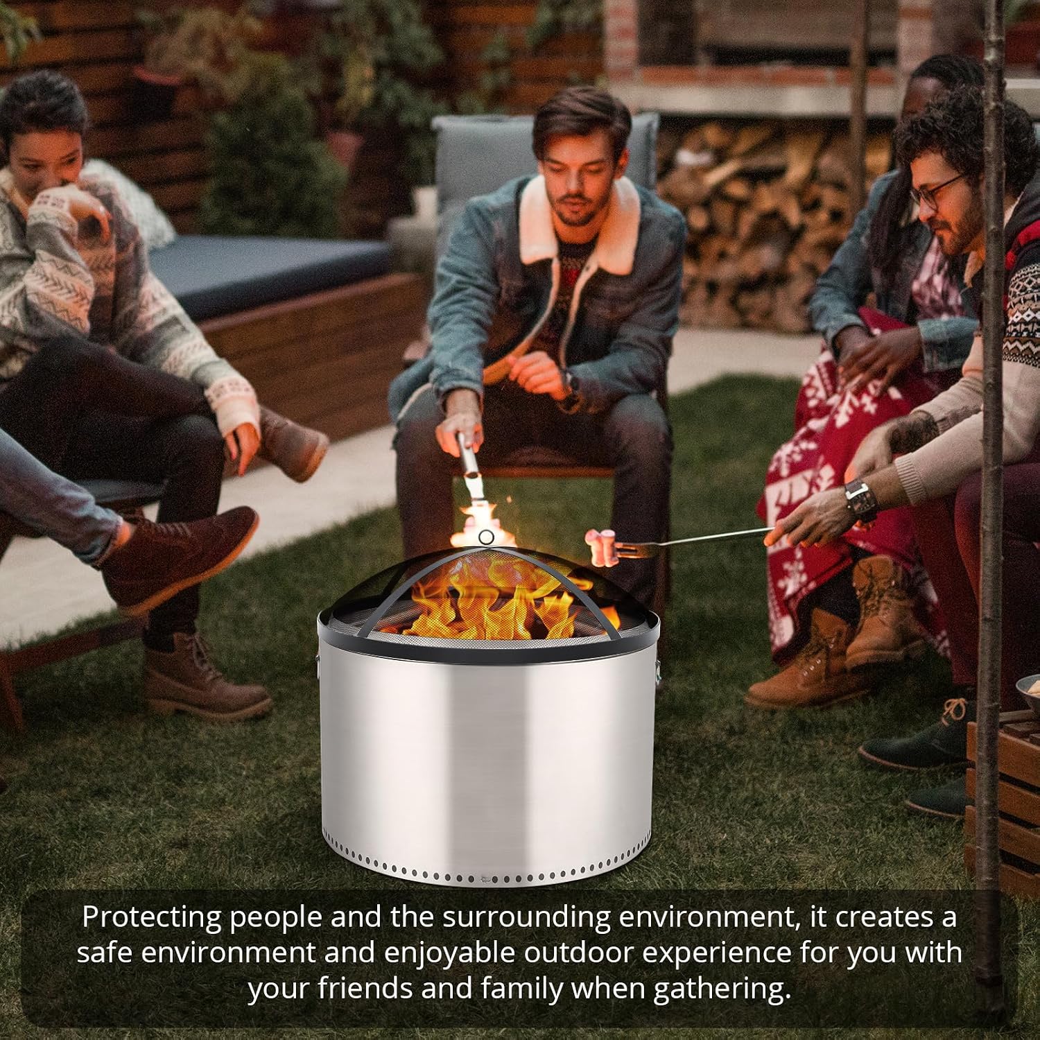 GAOMON CES-7TD9GQ-I021QMJ Fire-Pit-Covers - View #3