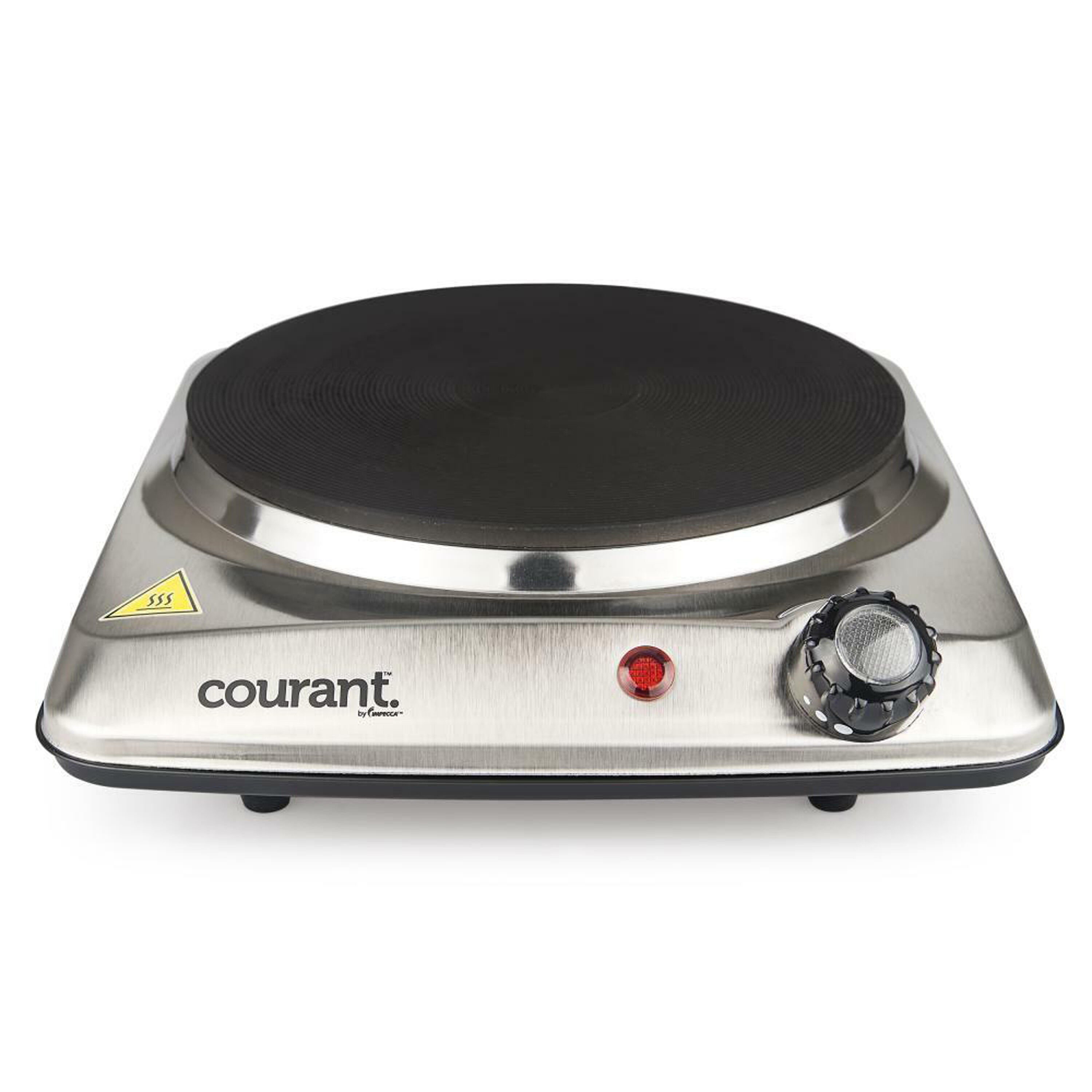 Jeremy Cass 10.34-in 2 Burners Stainless Steel Electric Hot Plate