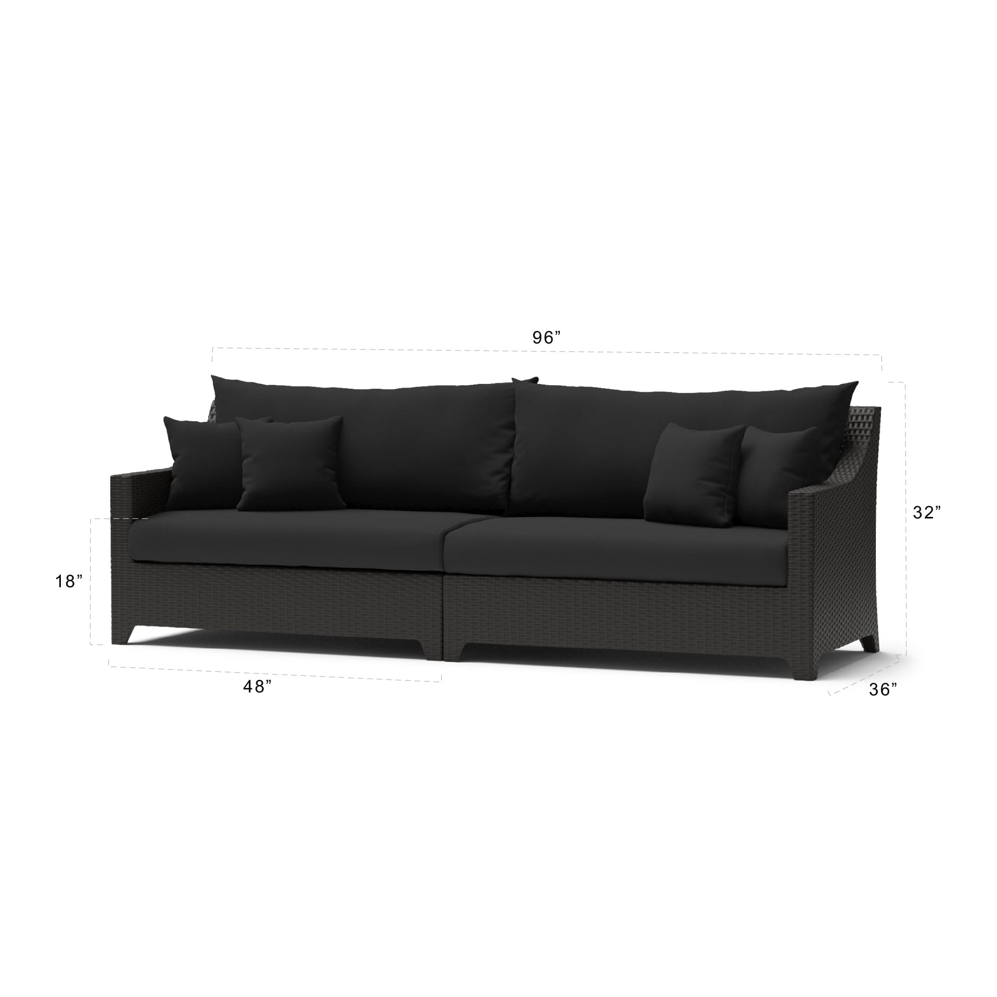RST Brands OP-PESOF-CHR-K Patio-Sofas-Daybeds - View #5