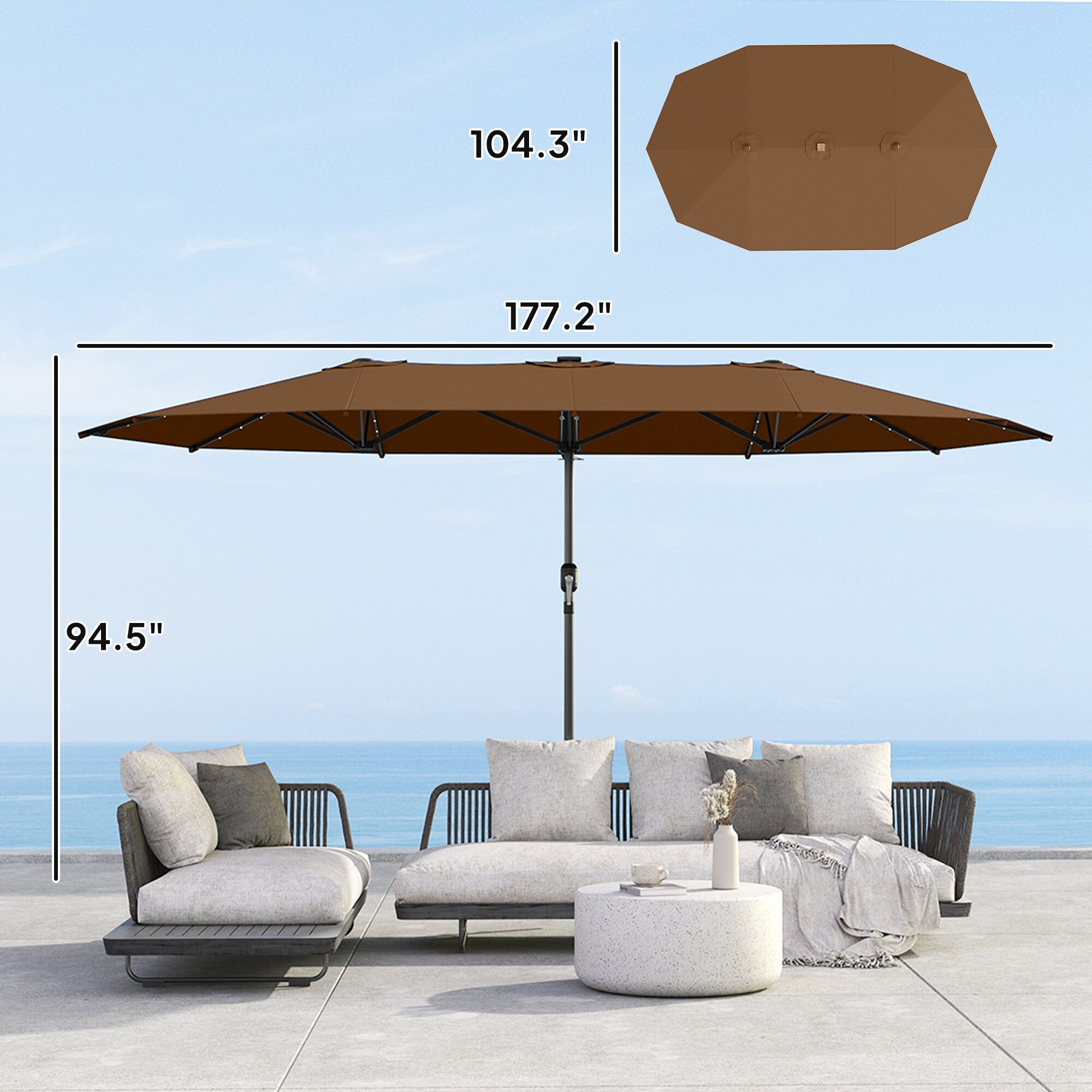 LUXEYARD DS-M-BAC06808 Umbrellas-2 - View #5