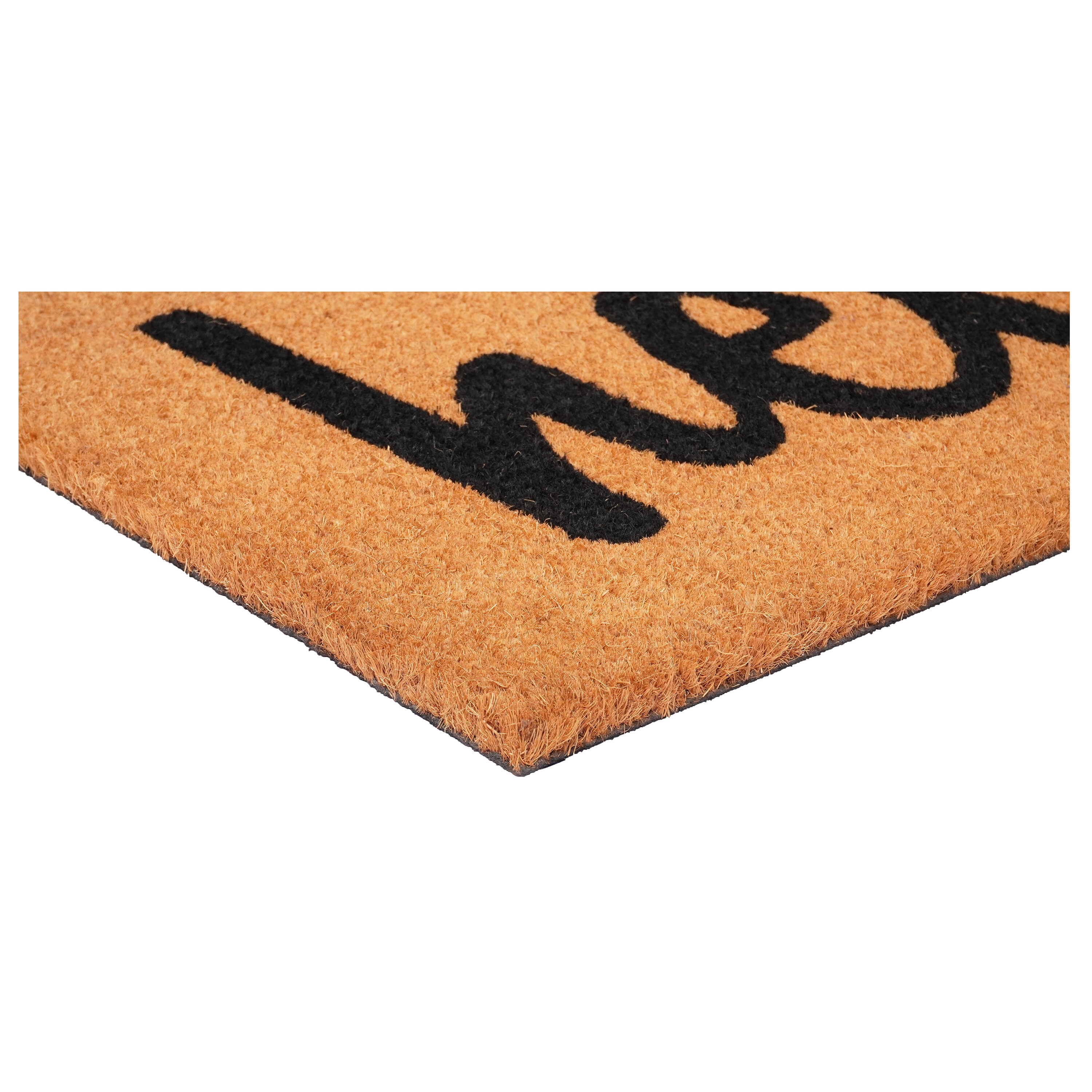 Charming 'Hello' Script Coir Outdoor Doormat, 24" x 36"