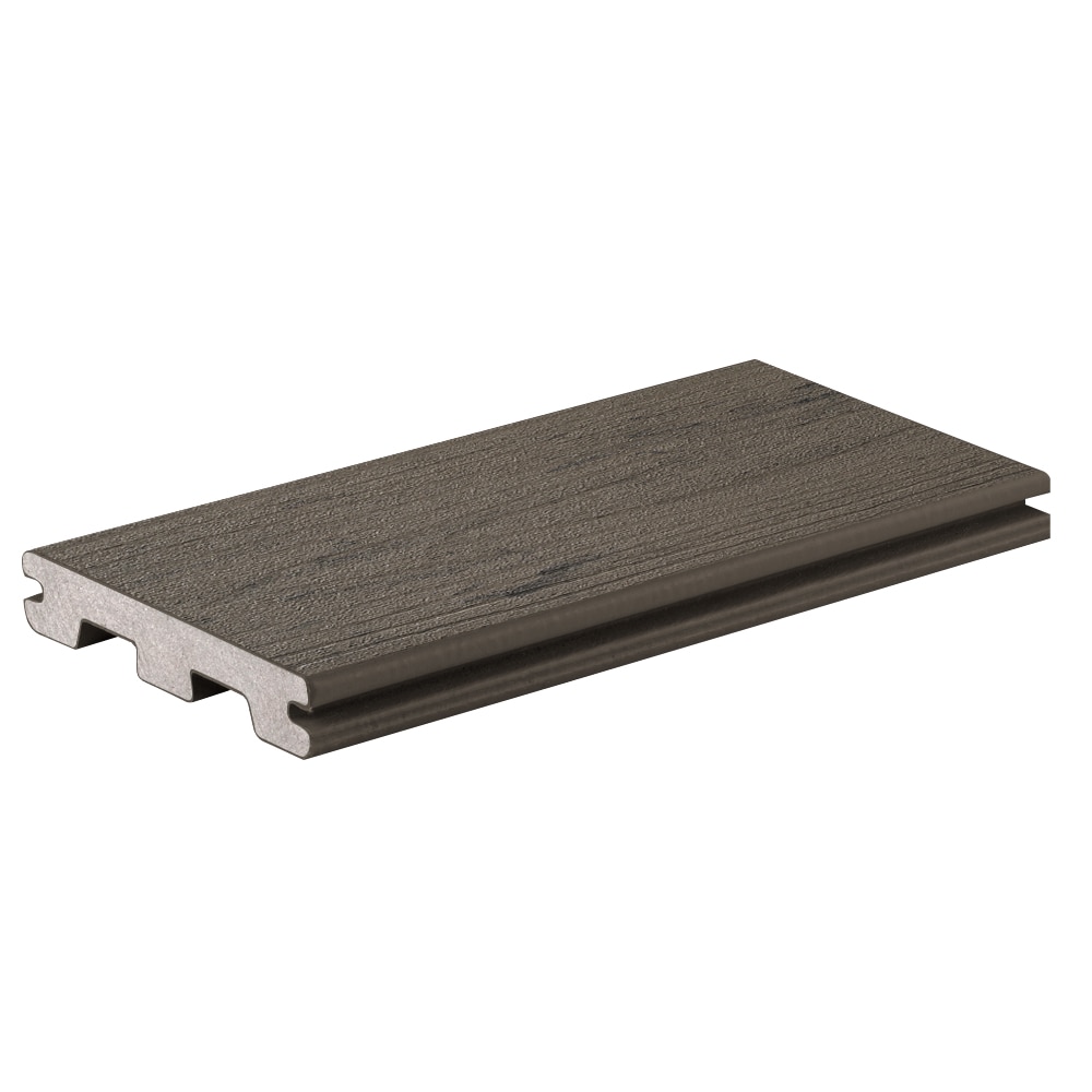 TimberTech Terrain 12-in Silver Maple Deck Board Sample in the Deck Board  Samples department at