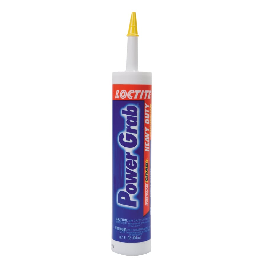 LOCTITE 1290020 Power Grab Polyurethane White Multi-use Interior/Exterior Construction Adhesive ( 9.99-fl oz Fluid Oz)