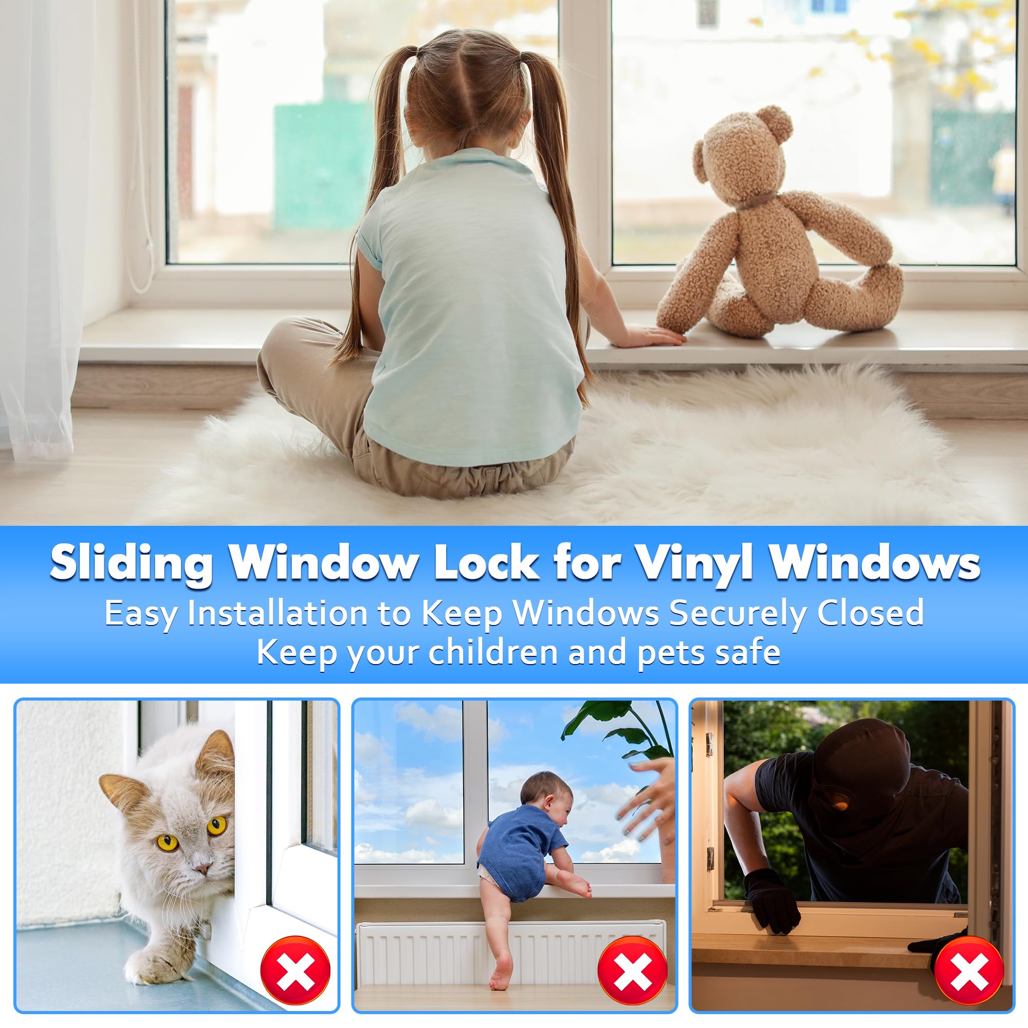 LAIFUCAM LLA0810J284 Horizontal-Sliding-Window-Sash-Locks - View #7