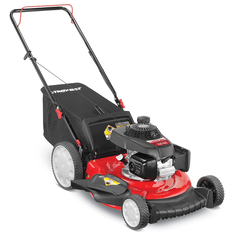 Troy-Bilt TB130 160-cc 21-in Gas Lawn Mower Honda Engine in the Gas Push Lawn Mowers department at Lowes.com