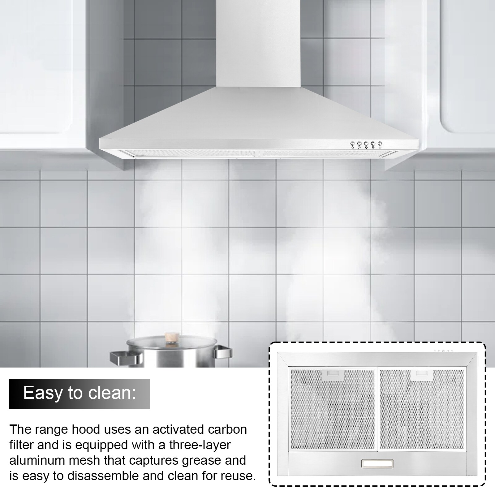 Maocao Hoom BH63135 Wall-Mounted-Range-Hoods - View #9