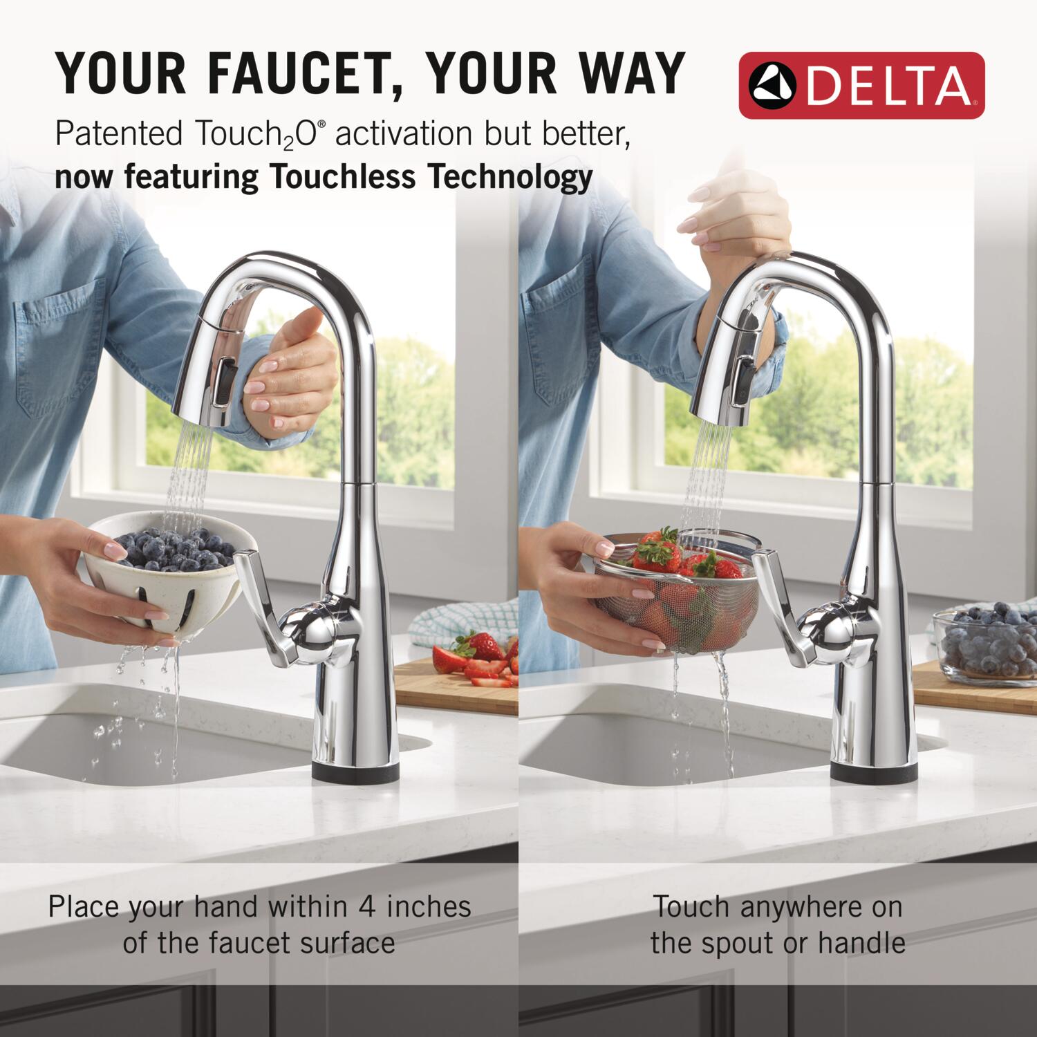 Delta 9976TL-PR-DST Kitchen-Faucets - View #3