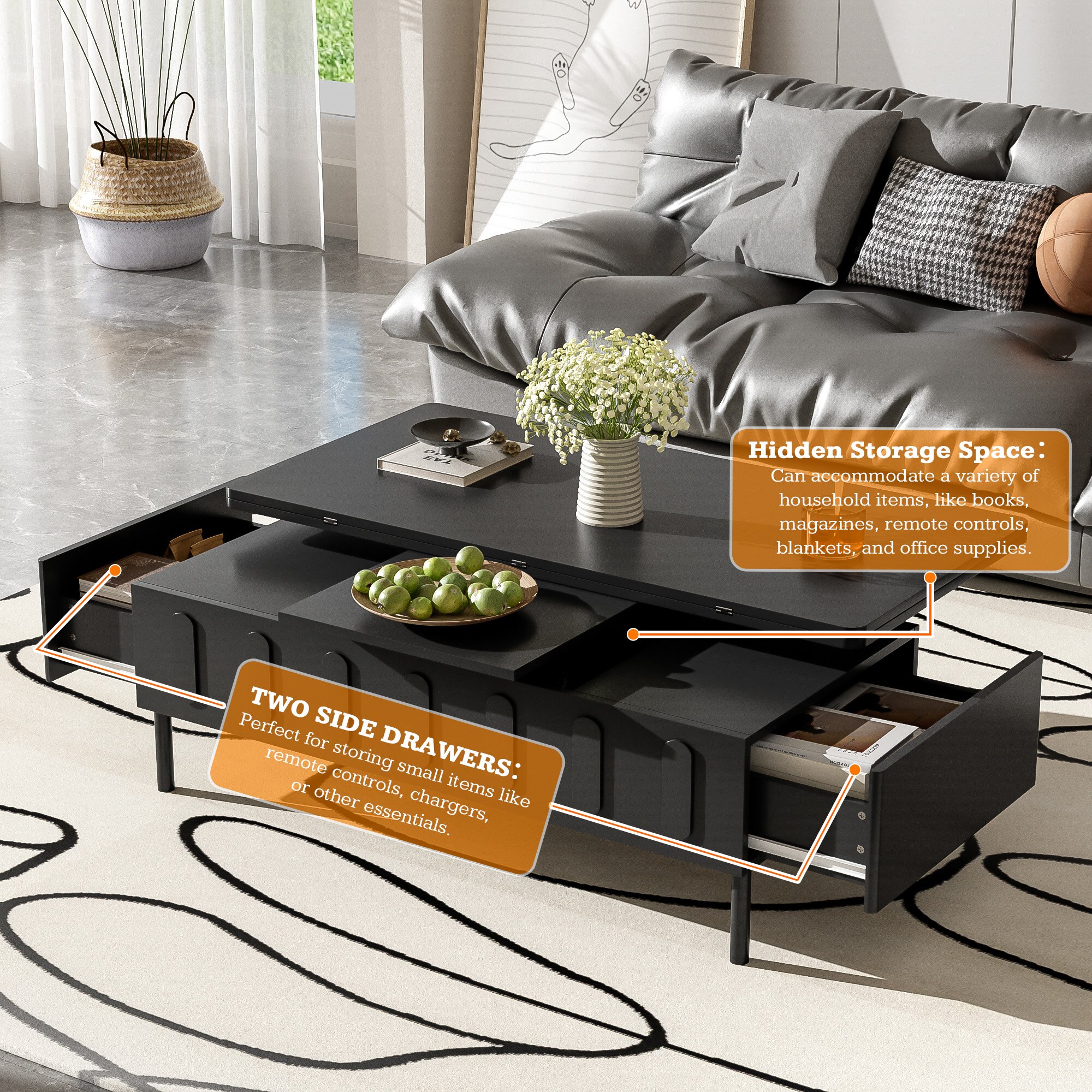 Clihome CL-UC2514B Coffee-Tables - View #10