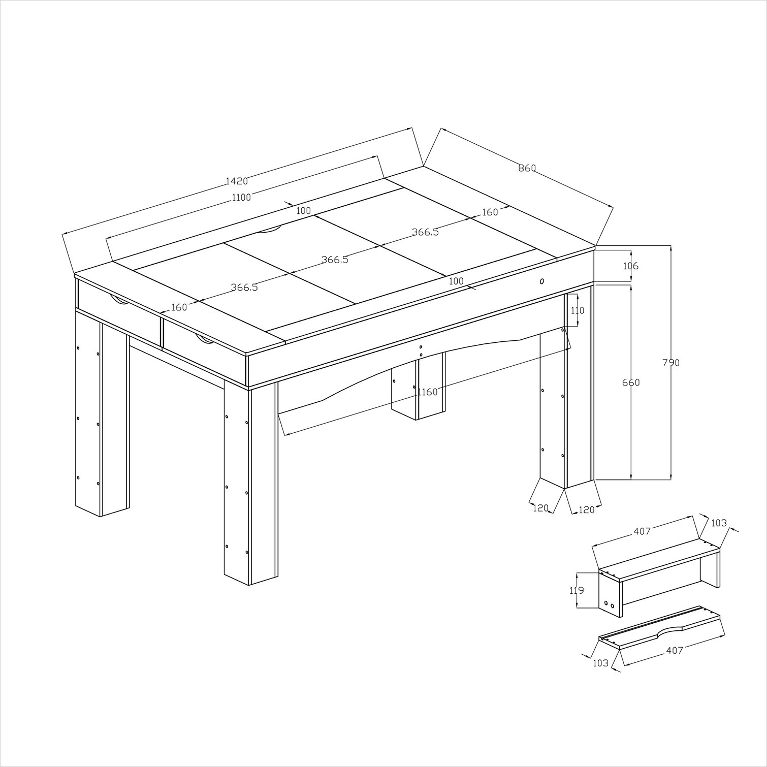 Watnature JNEH608WNU0T Dining-Tables - View #2