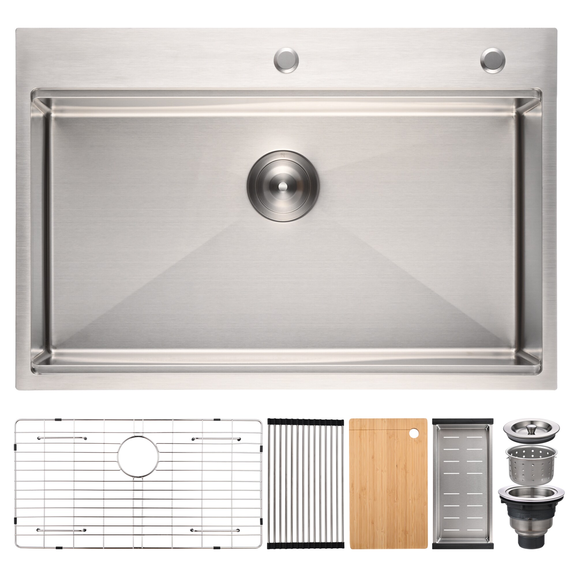 Miuara KS02-BR-332208-D Kitchen-Sinks - View #2