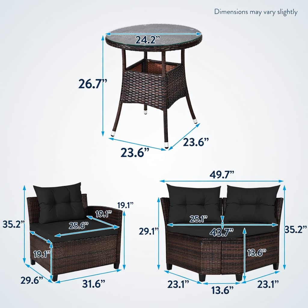 VERYKE 6219408002316 Patio-Conversation-Sets - View #2