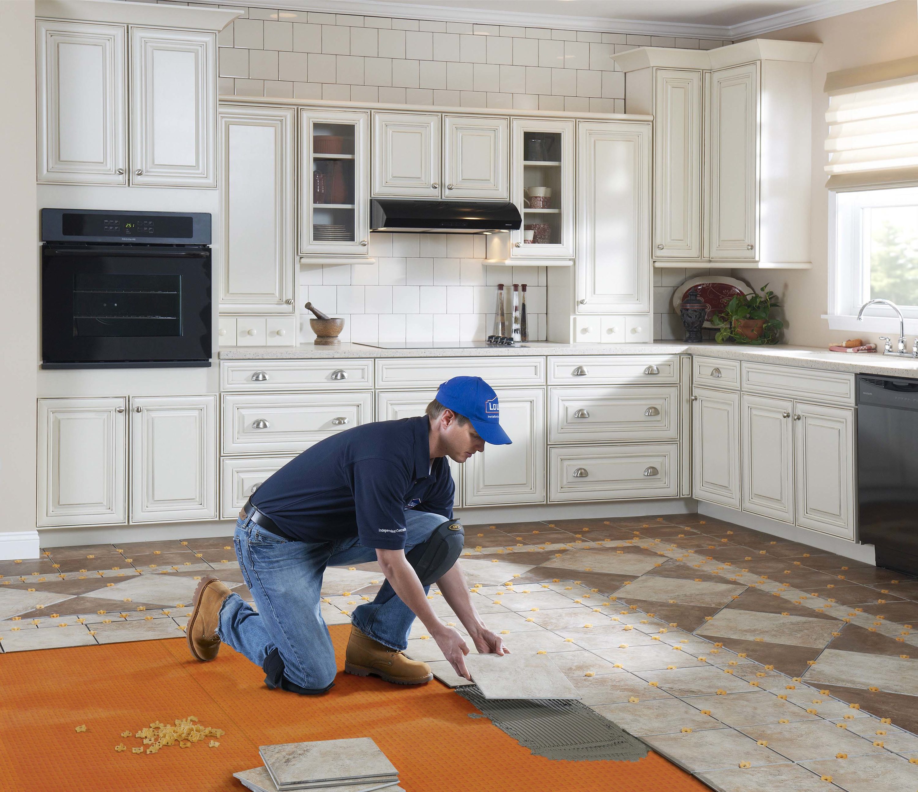 Unsightly rug tape damage on your tile floors? K&M can make it good as new!