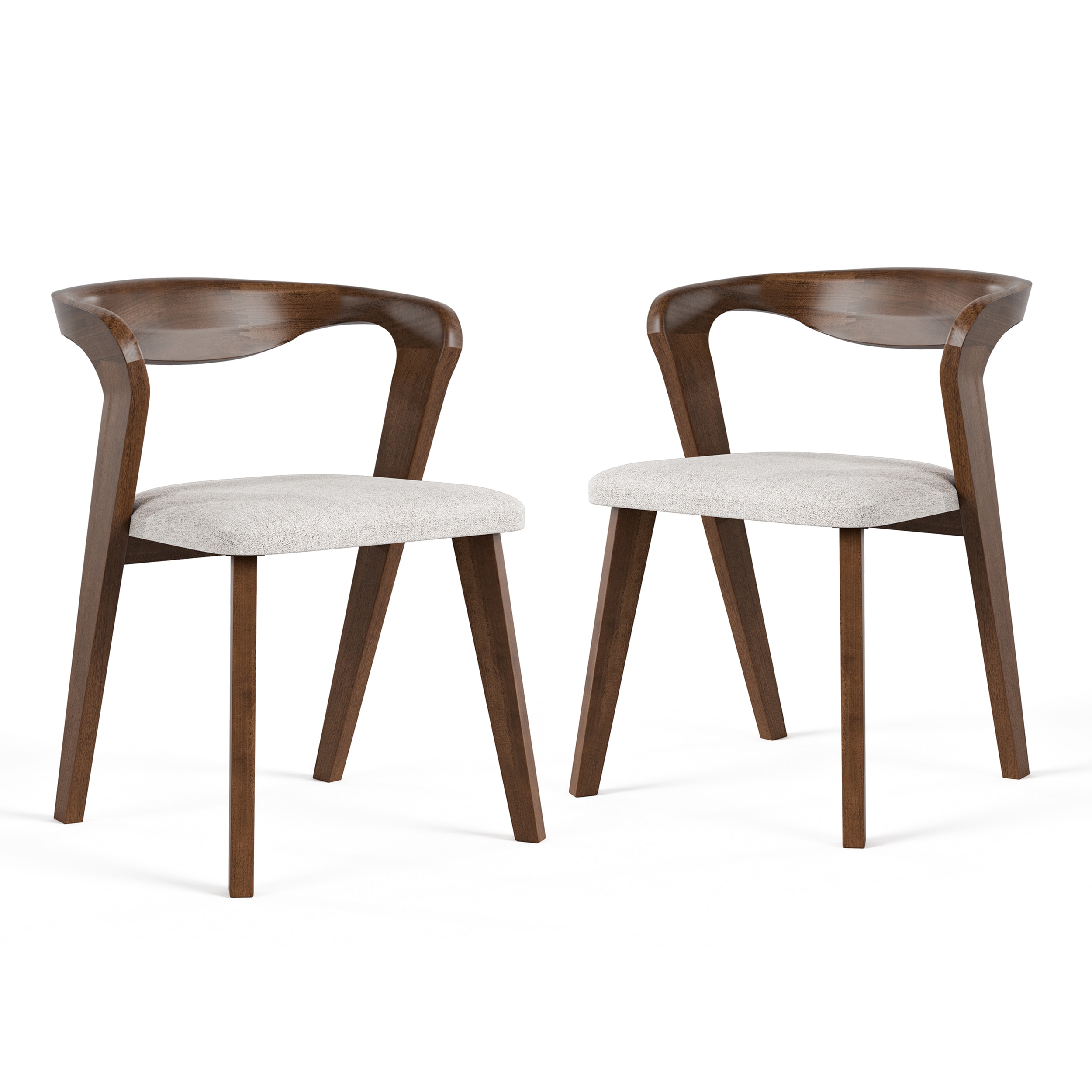 Furniture of America IDF-30002WN-SC Dining-Chairs - View #2