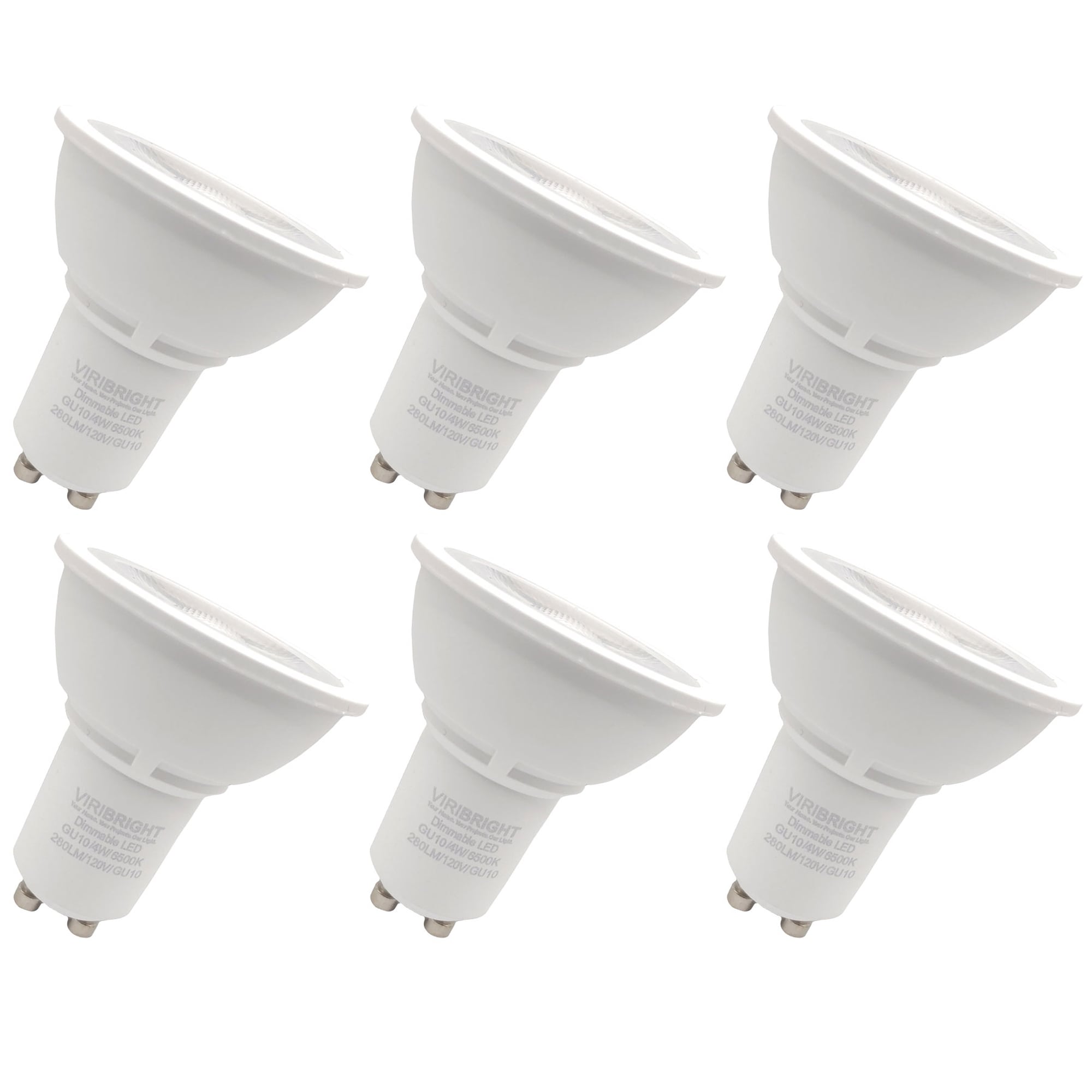 ETUOLMP GU10 Halogen Light Bulbs 2 Pin, 6 Pack GU10 Bulb Warm White,  Dimmable GU10+C 120V 50W Bulb for Wax Warmer Bulbs, Track Light Bulbs,  Range Hood