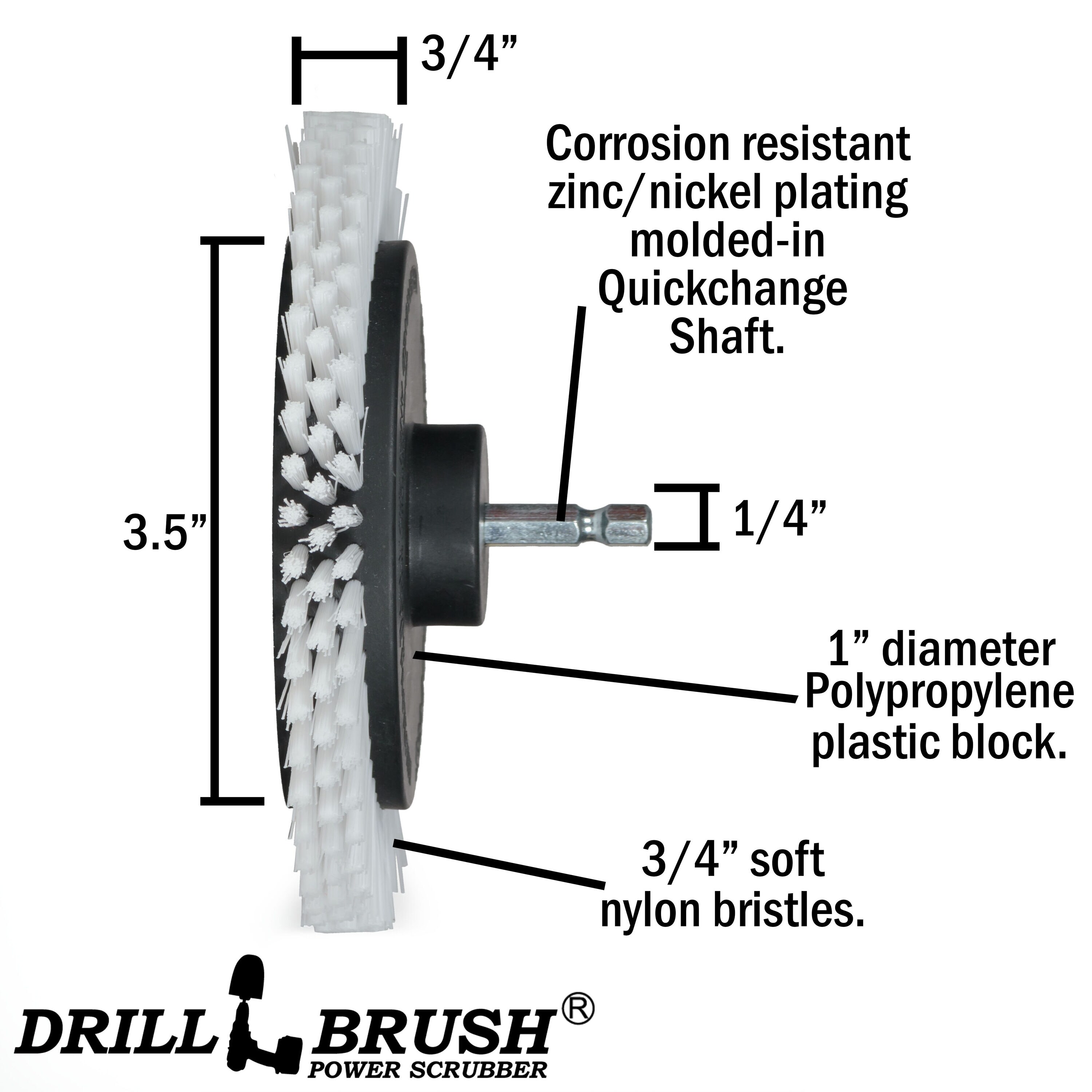 Drillbrush E-S-W-QC-DB Automotive-Cleaning-Brushes - View #5