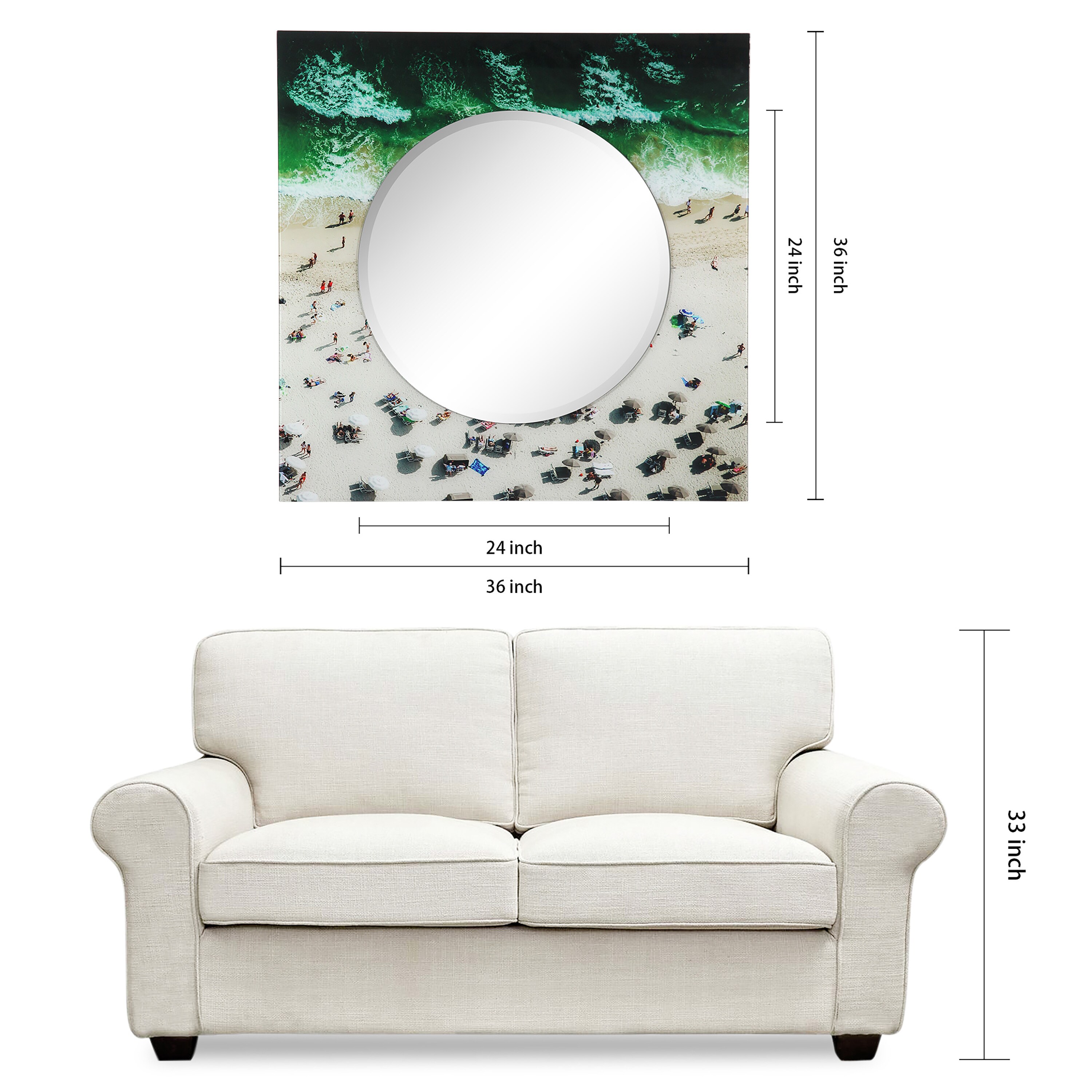 Empire Art Direct TAM-EAD5001-3636SQ Decor-Mirrors - View #9