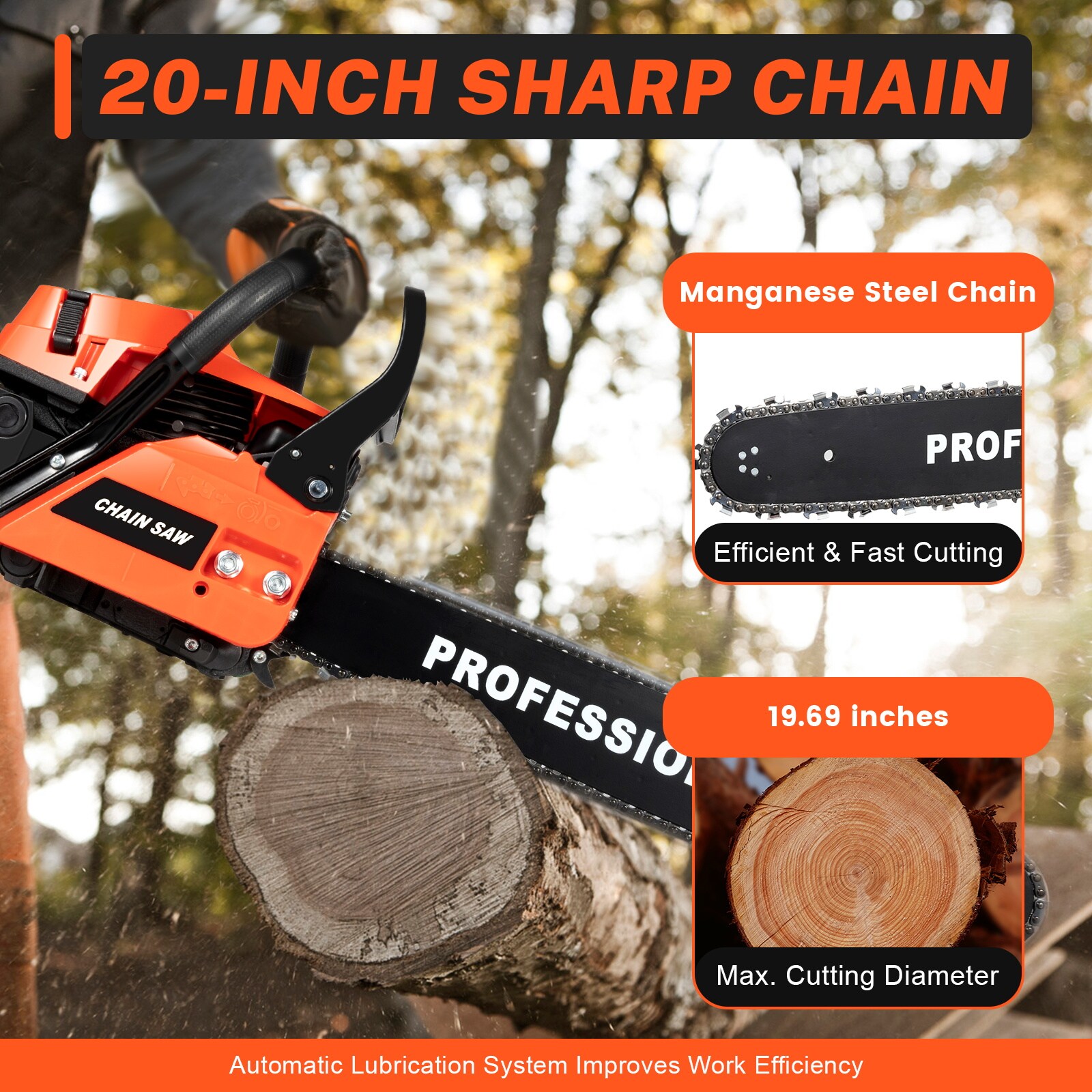 CNCEST OT-ZJGJ-4560 Cordless-Chainsaw - View #9