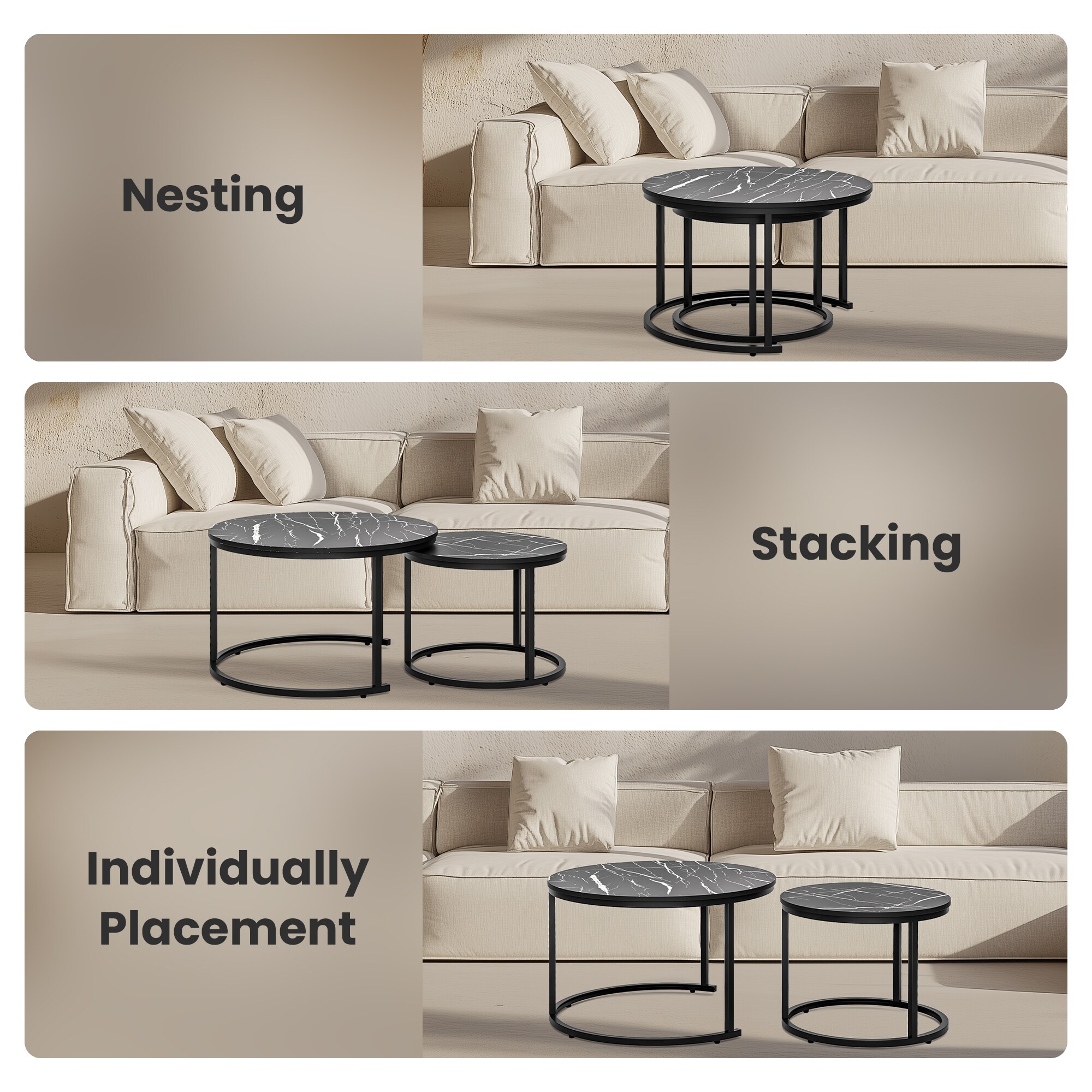 PamaPic SN-NT-H-ZM-WL1 Coffee-Tables - View #4