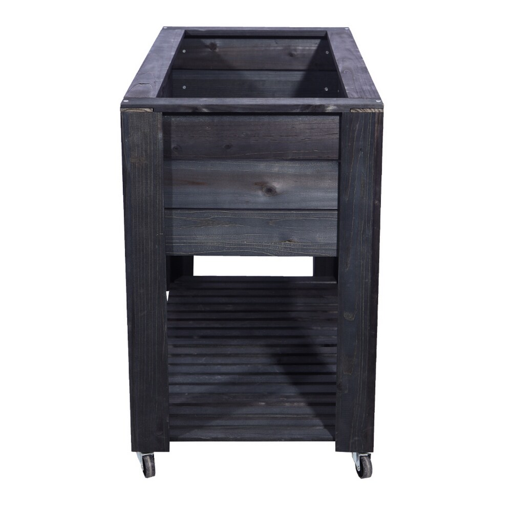 HIGHLANDERHOME GRAYELEVATED40X32X20 Planter-Window-Box - View #3